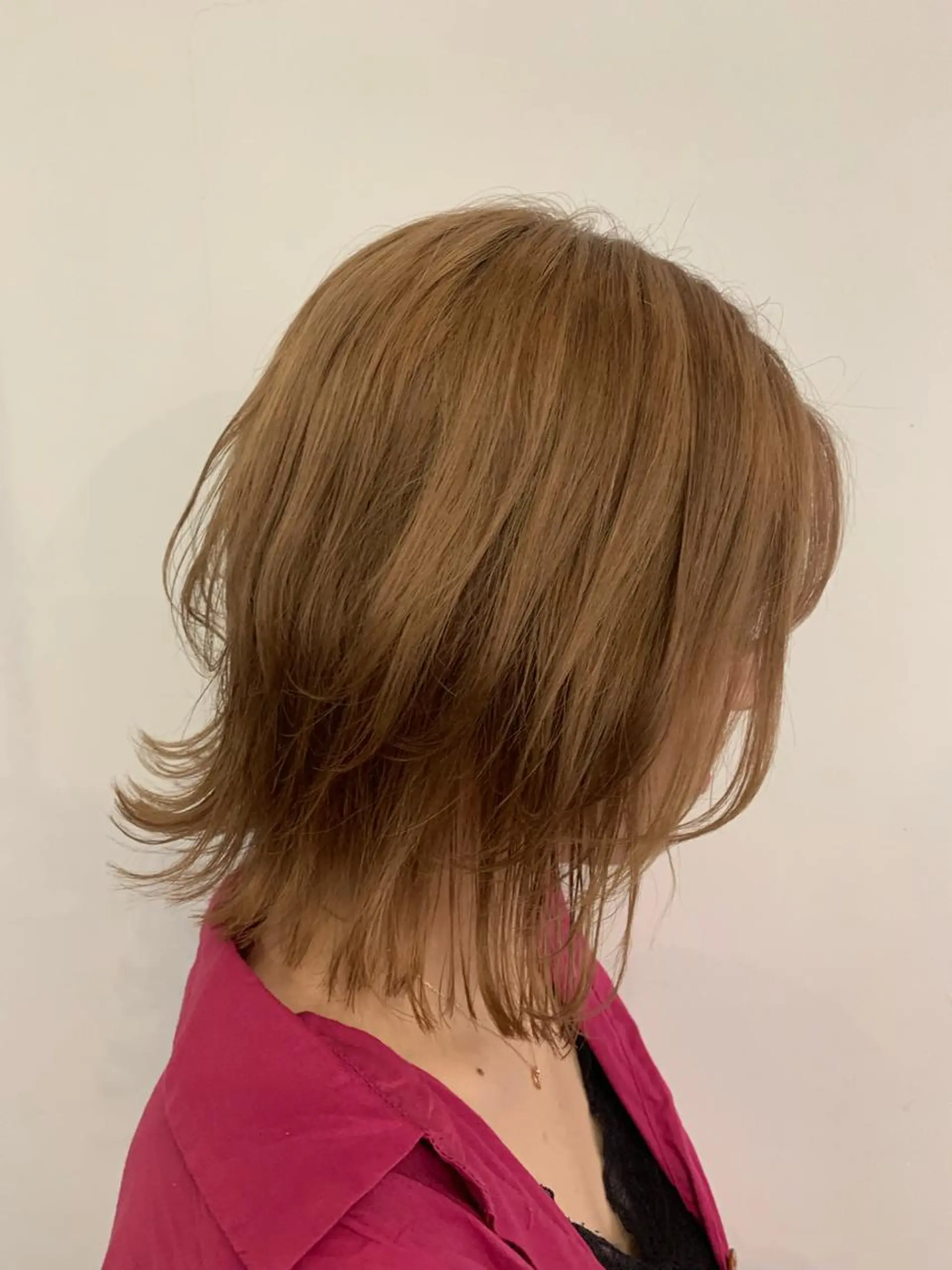 ミディアム ヘアアレンジ レイヤーカット ウルフカット ヘアセット Sachiko ❤︎Pressのヘアスタイル