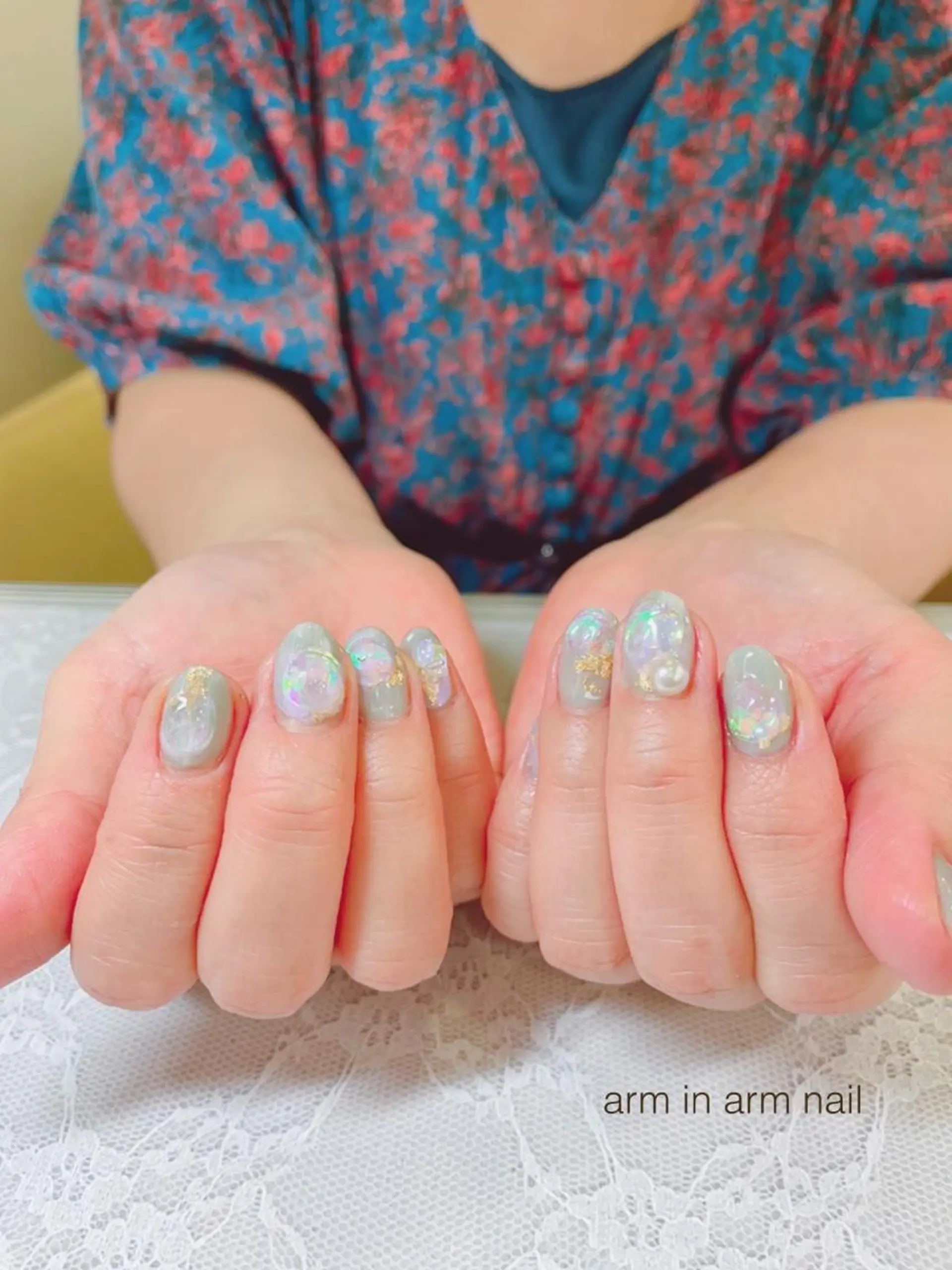 ネイル arm in arm ︎✿Yamamotoのマツエク・マツパデザイン