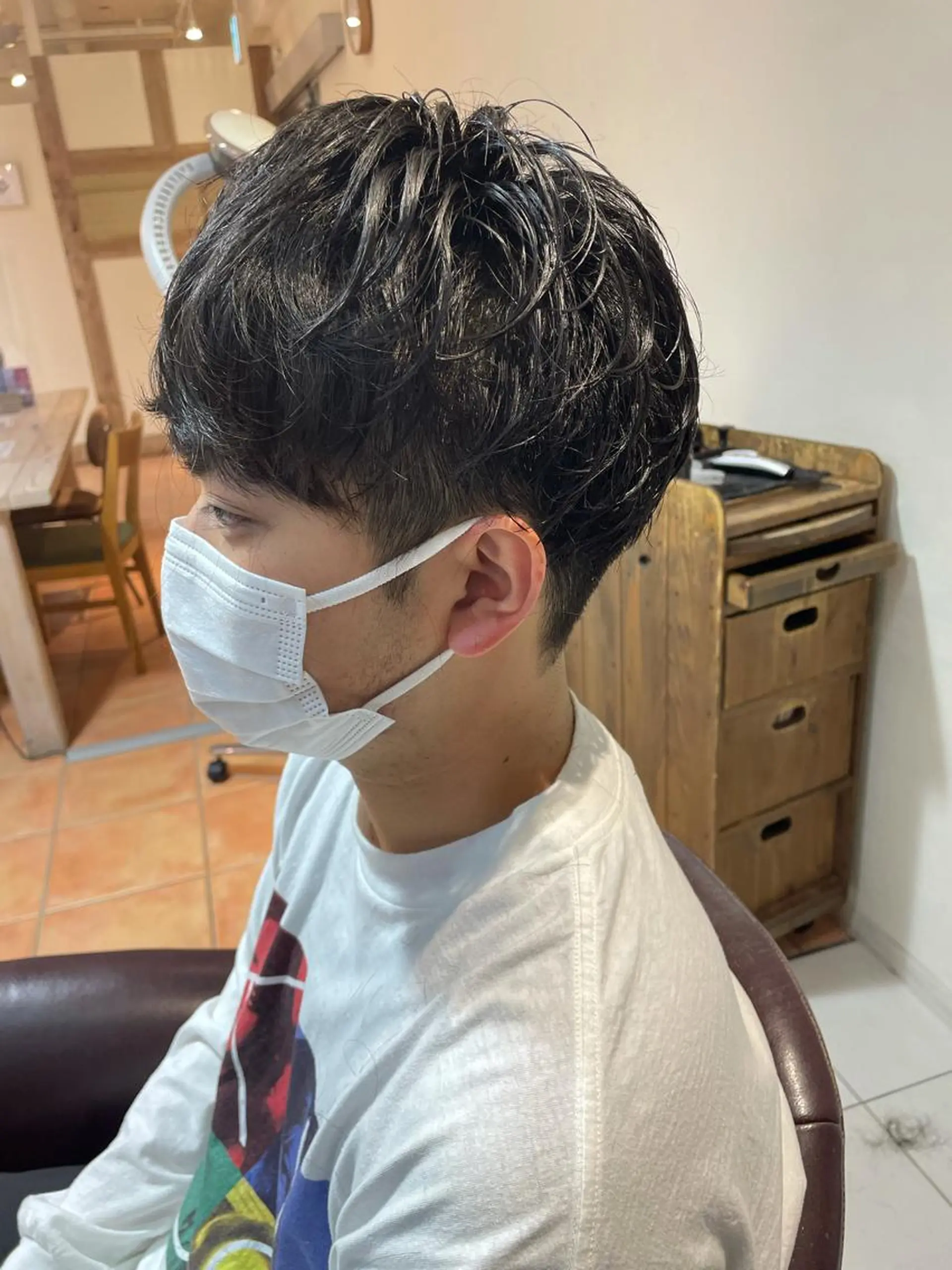 ショート パーマ メンズ 辻堂メンズ特化 YU-YAのヘアスタイル