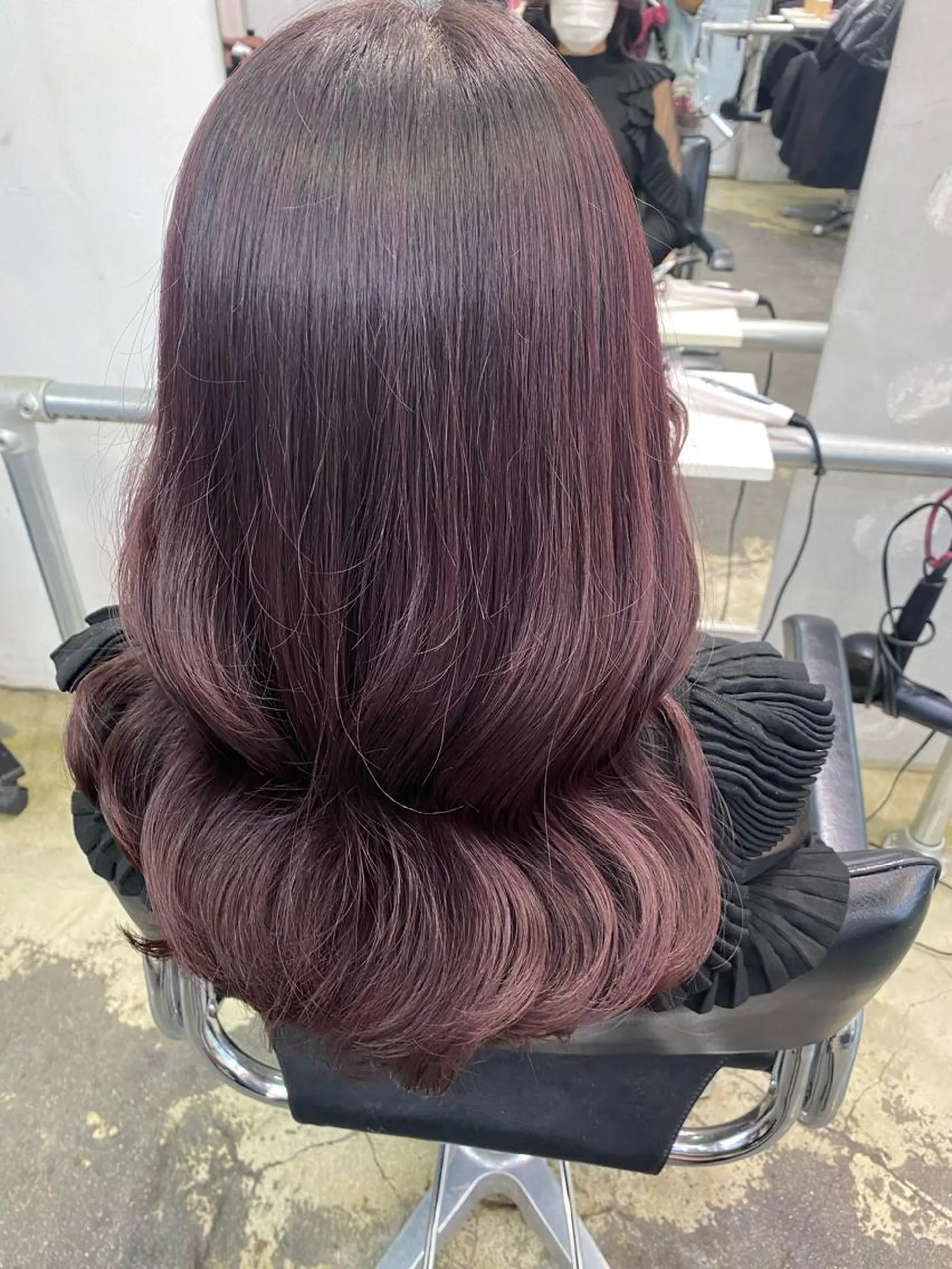 ミディアム カラー 💗💗韓国レイヤー yu-ki💗💗のヘアスタイル