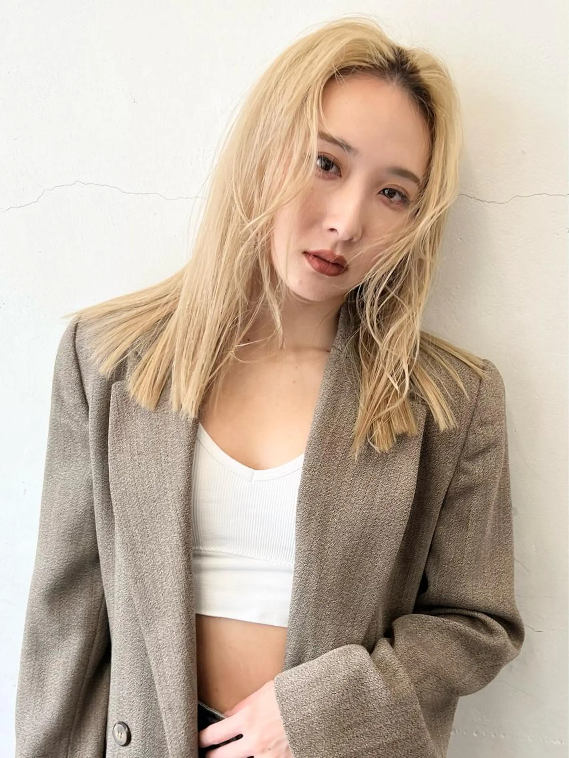 ミディアム カット ヘアカラー トリートメント HARU//原宿🤍 リピート率NO.1のヘアスタイル