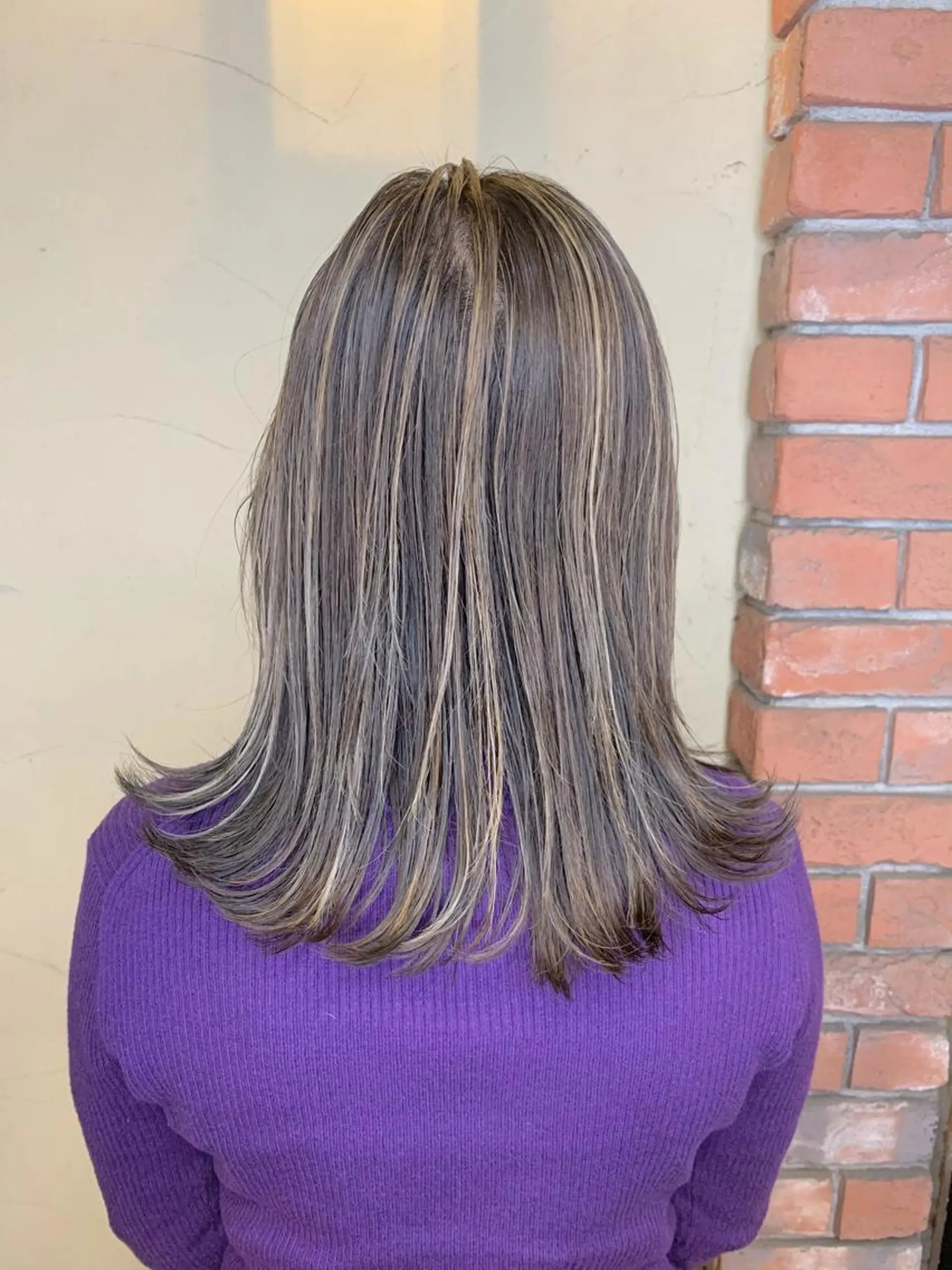 セミロング カラー パーマ ヘアアレンジ メンズ キッズ ネイル マツエク・マツパ 髪質改善 艶髪🔵ﾌｾﾅｵﾔのヘアスタイル