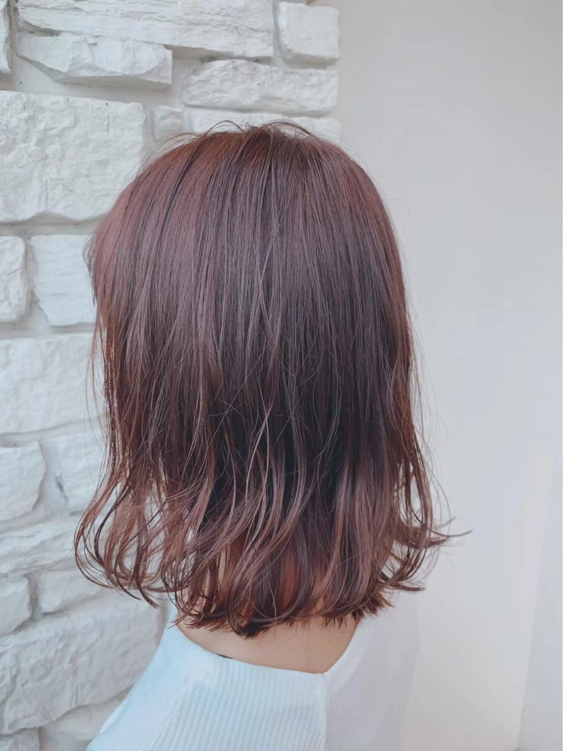 ミディアム カラー パーマ 毛流れフェザー スタイル🔹竹内凌のヘアスタイル