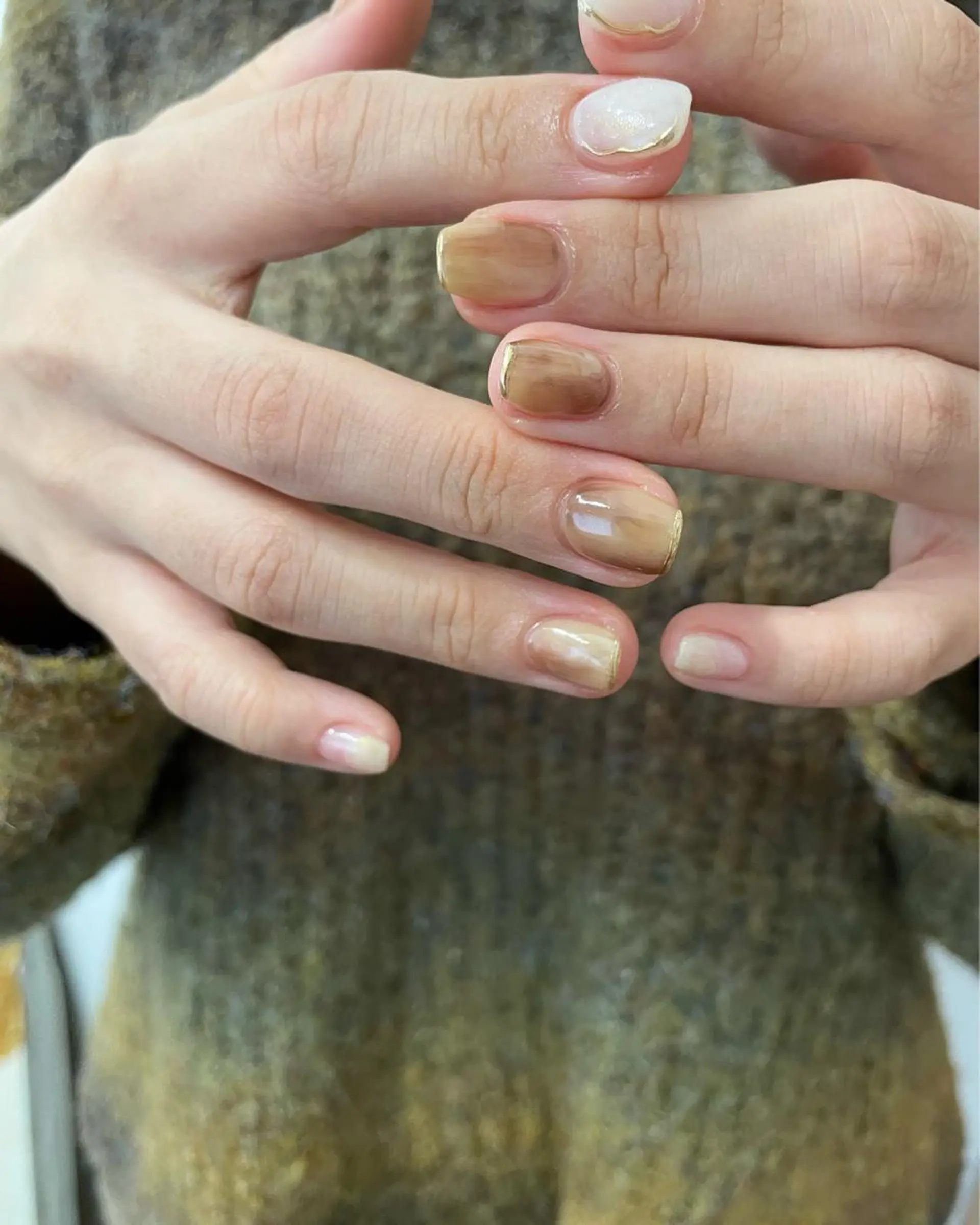 ネイル ハンドネイル フットネイル kiii.__ ✴︎*のネイルデザイン