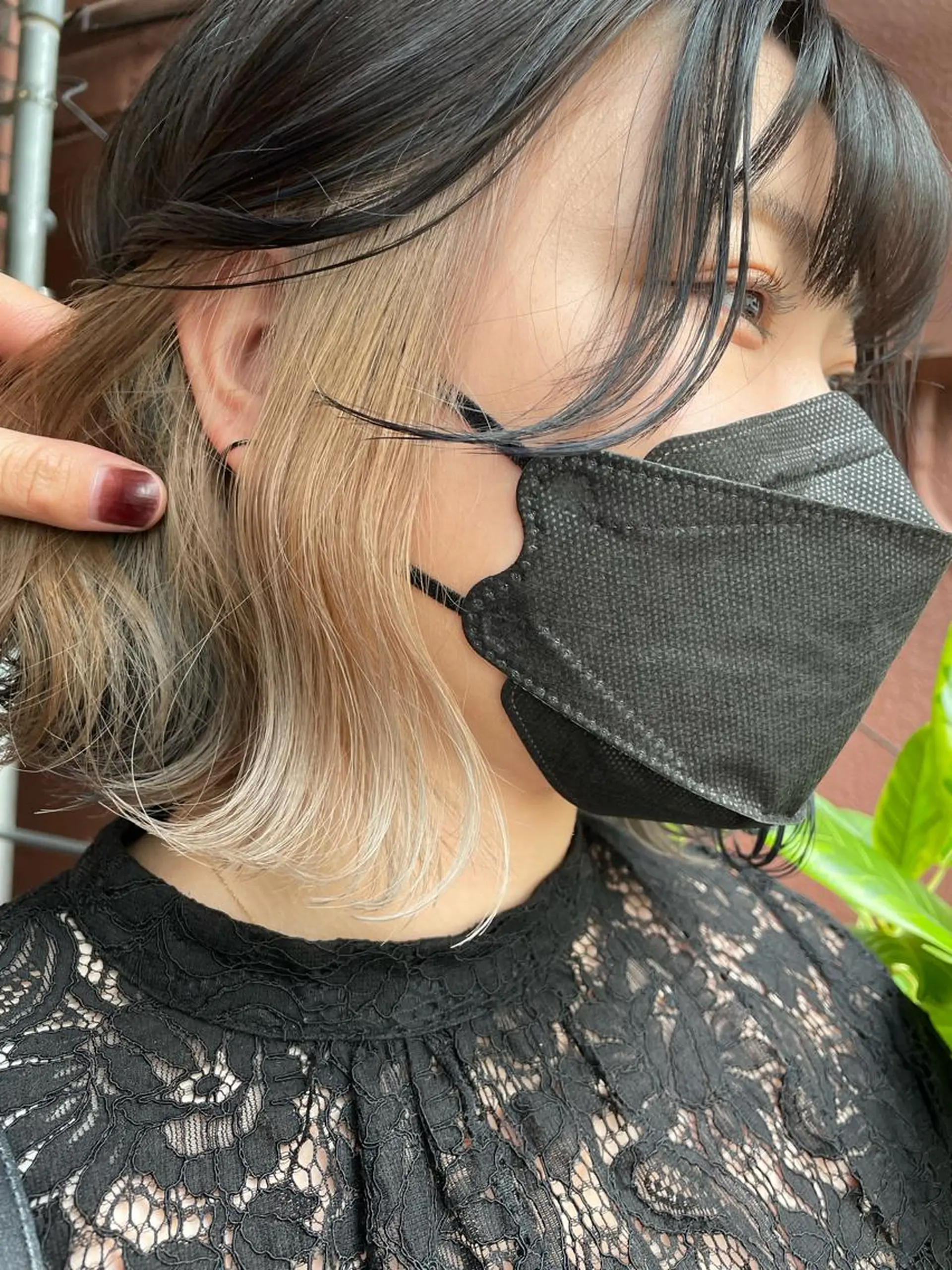 ショート カラー ブリーチ 京都美容師 塩のヘアスタイル