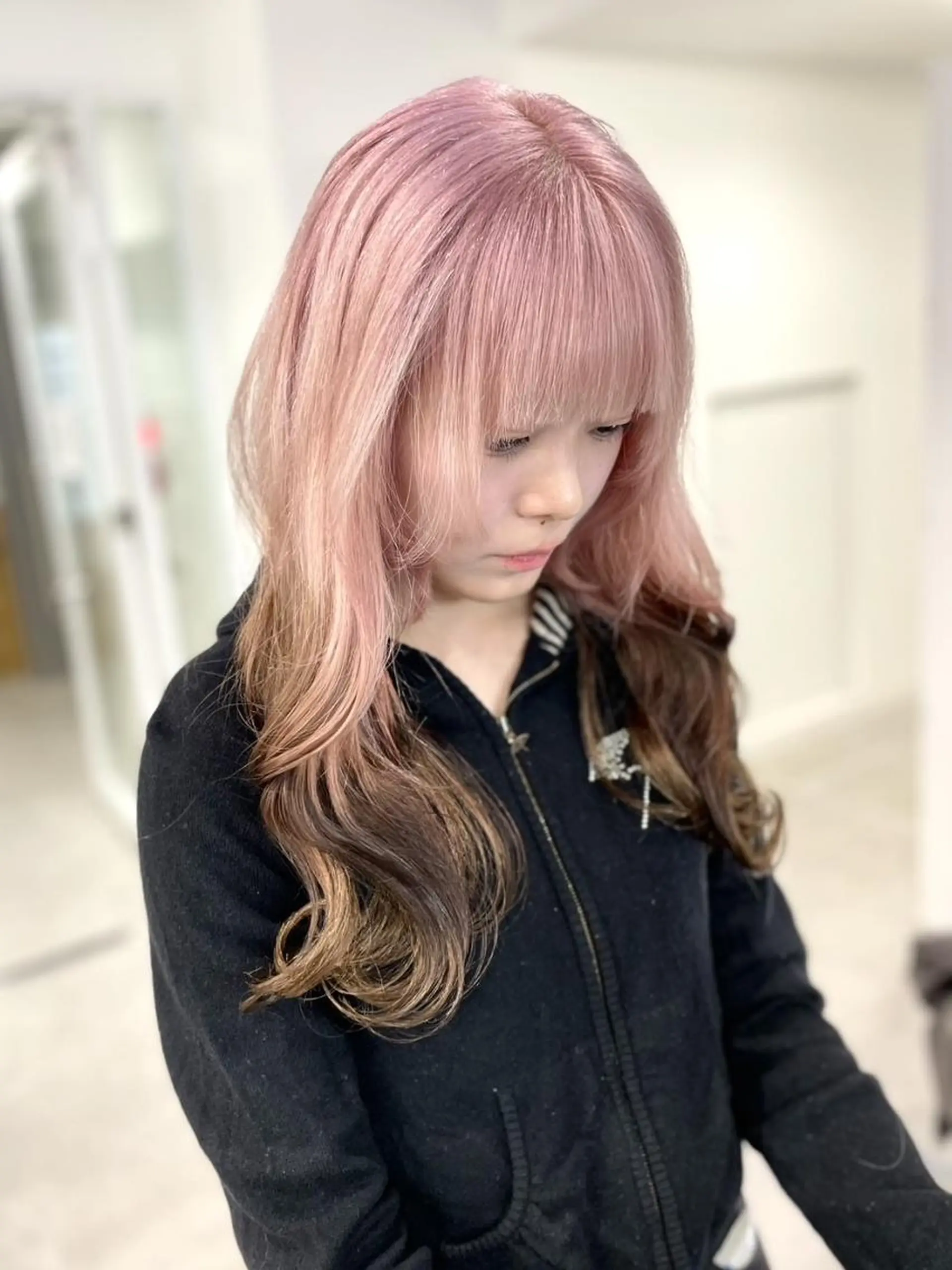 カラー ブリーチ ダブルカラー 💍大人デザイン /ハイトーン♡リクトのヘアスタイル