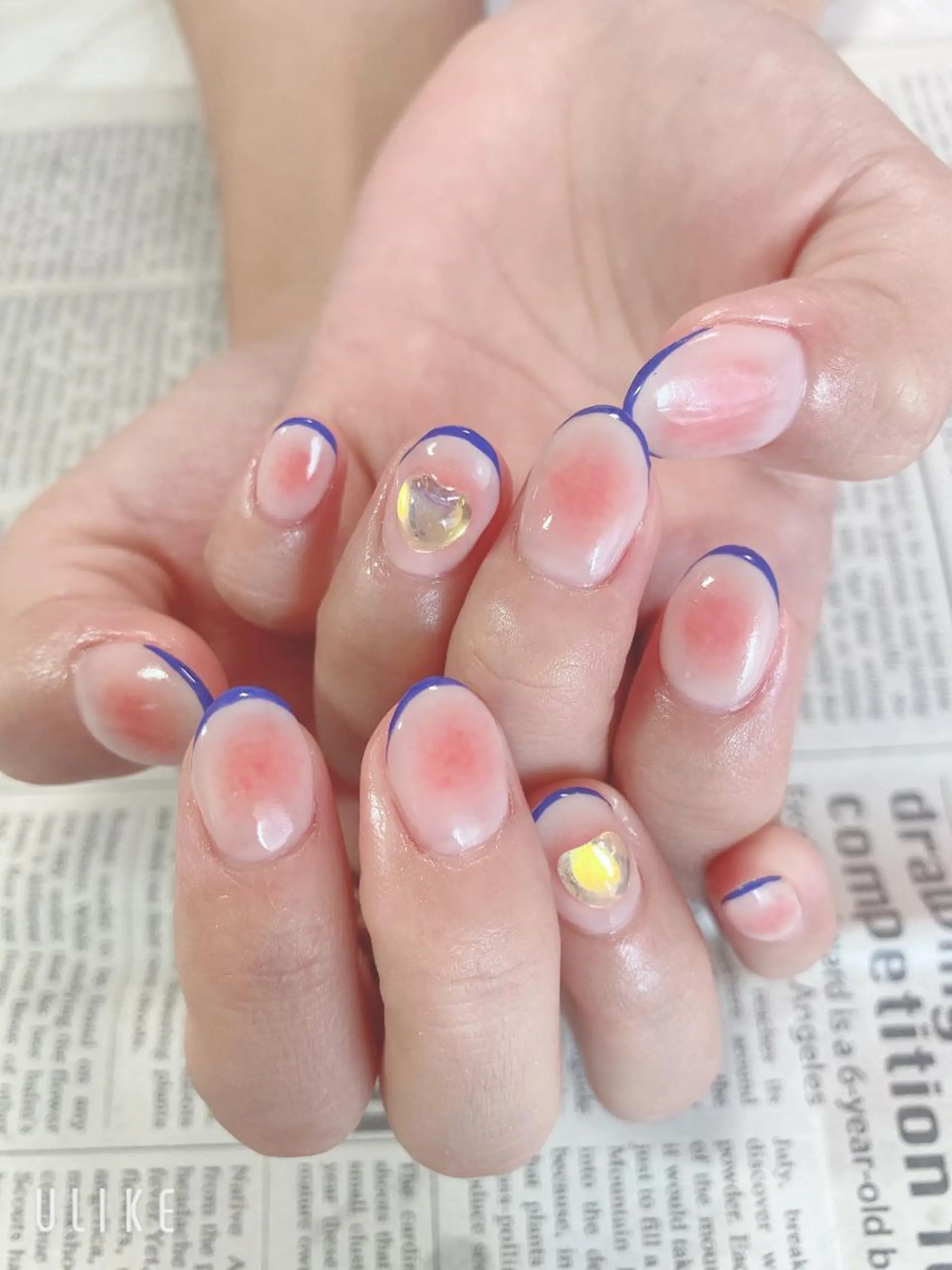 ネイル ハート ハンドネイル ハンドケア 森山 舞のネイルデザイン