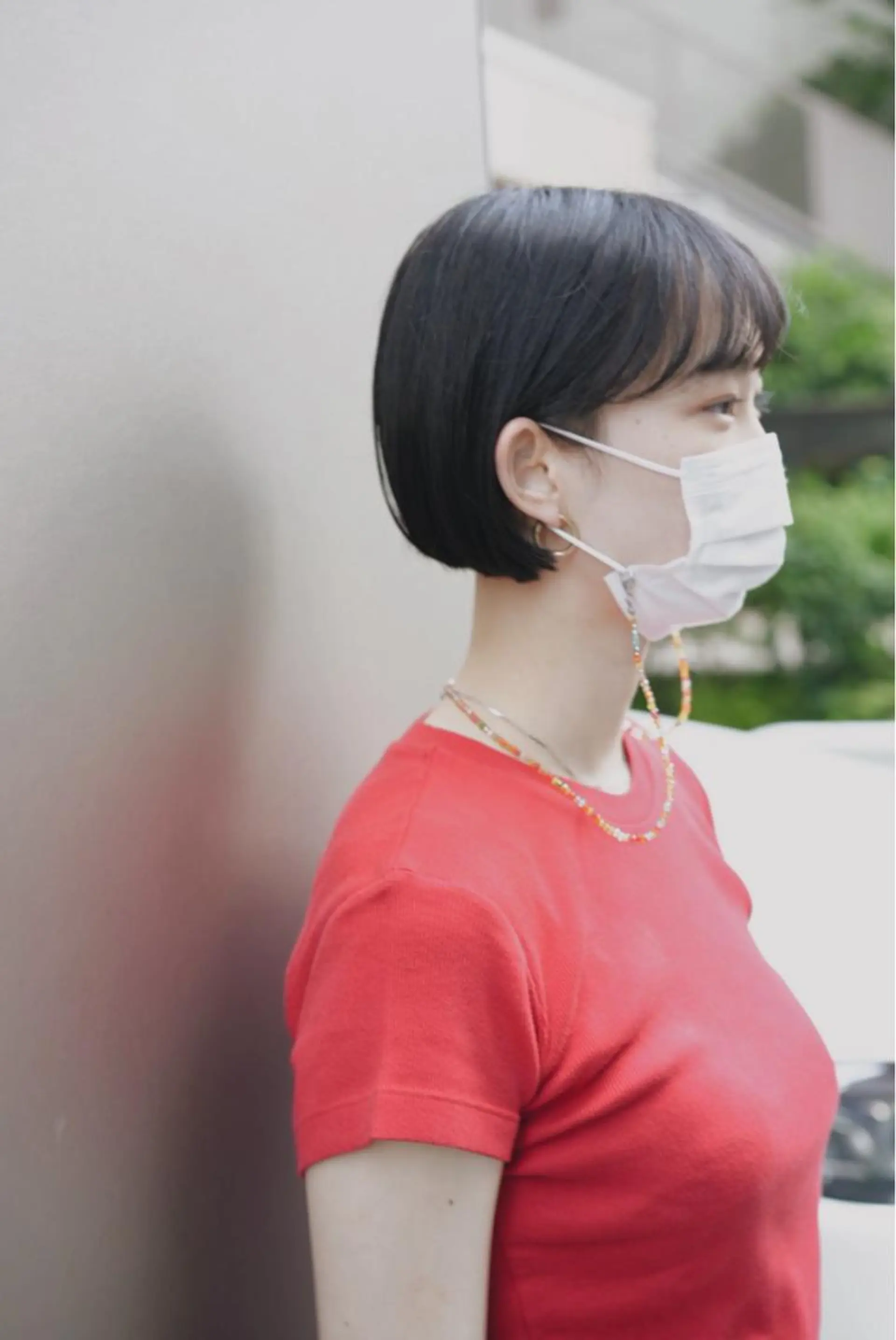 ショート カラー ボブパーマコテ巻き風 パーマNo1深江秀平のヘアスタイル