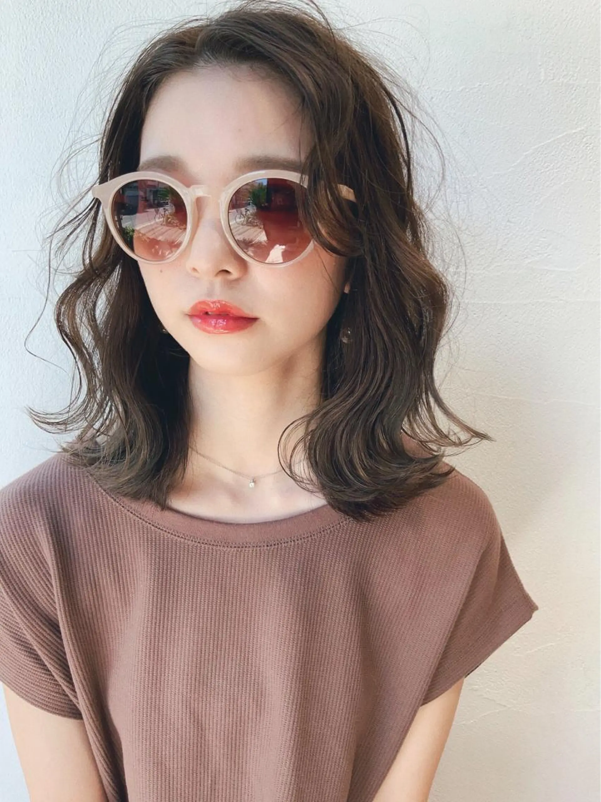 ミディアム ハイライト メンズカット特化柏駅 徒歩3分LOUのヘアスタイル