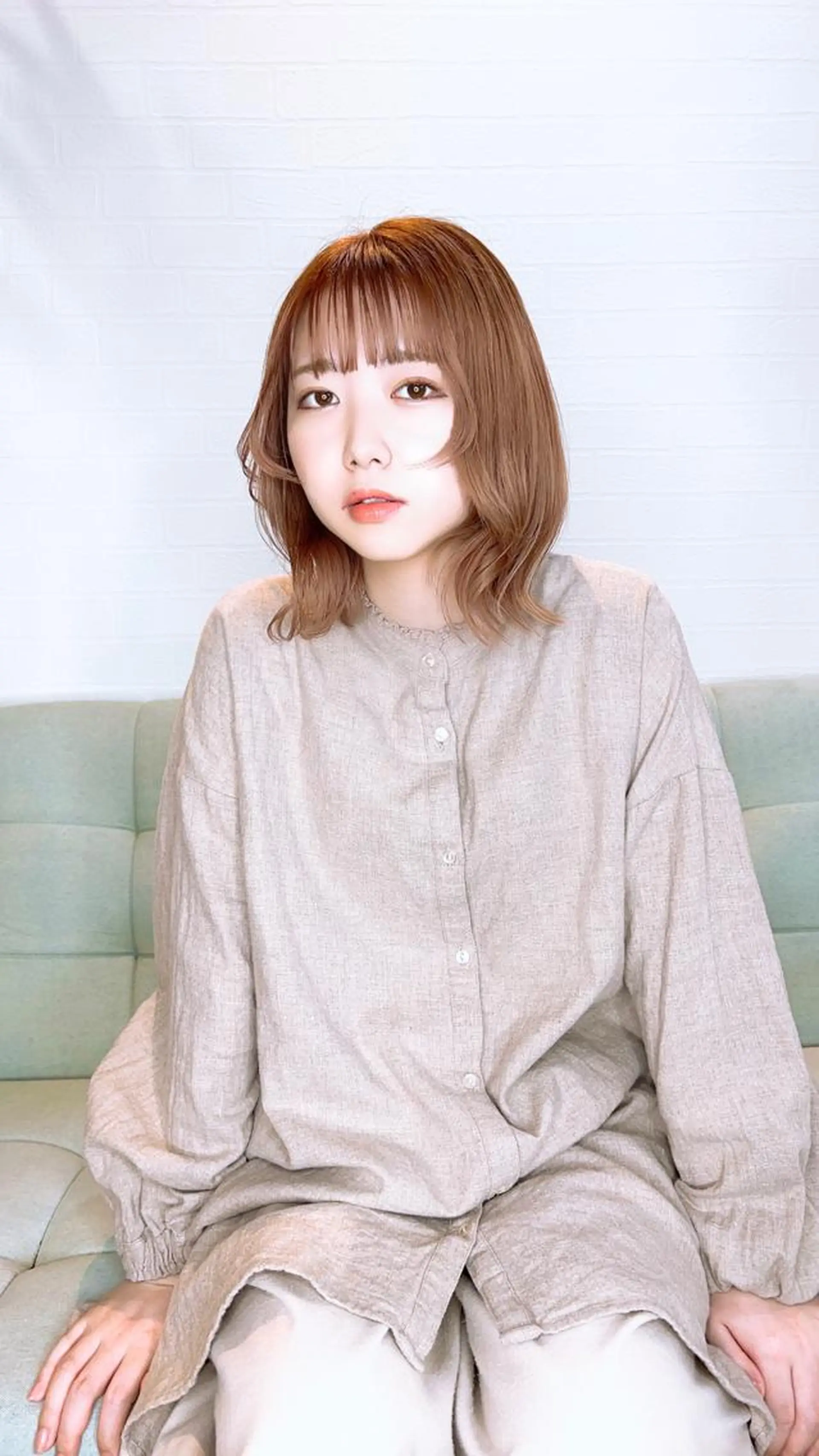ミディアム カラー ヘアアレンジ Re:ta KANZOのヘアスタイル