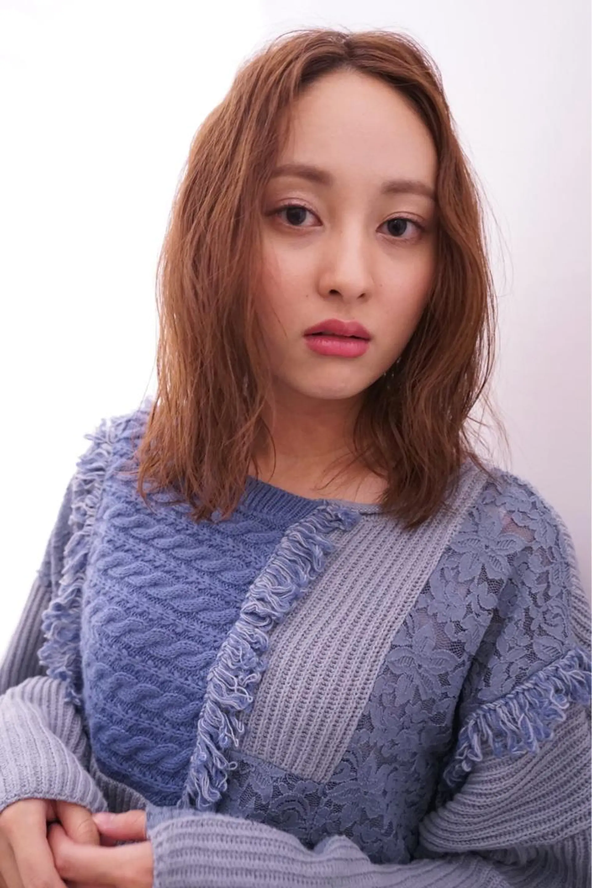 セミロング カラー パーマ ヘアアレンジ カット ヘアカラー パーマ 可愛いを作る神 ナオヒロのヘアスタイル