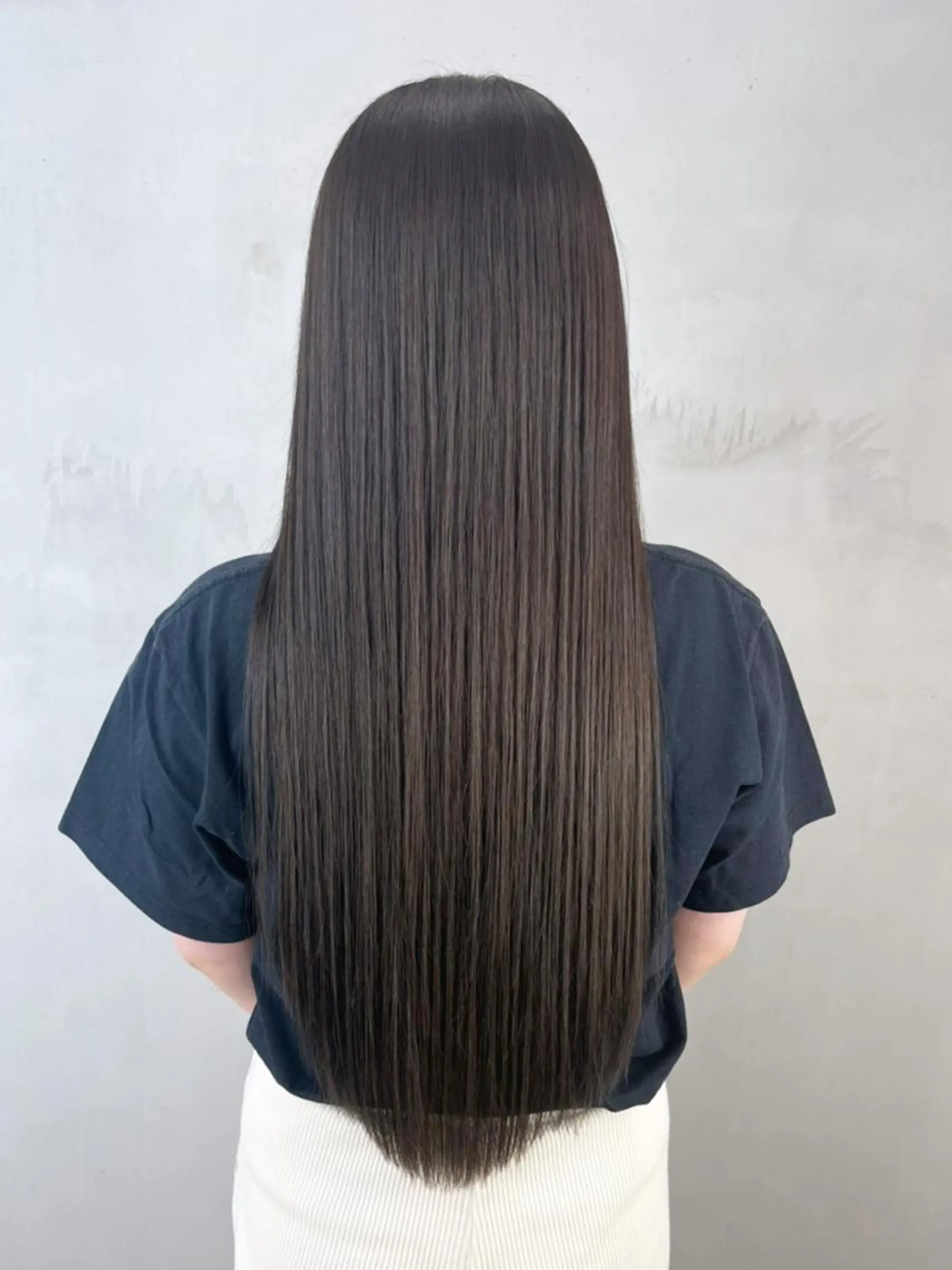 セミロング ヘアアレンジ パーマ カラー アッシュ カット ITbyALBUM 松戸のヘアスタイル