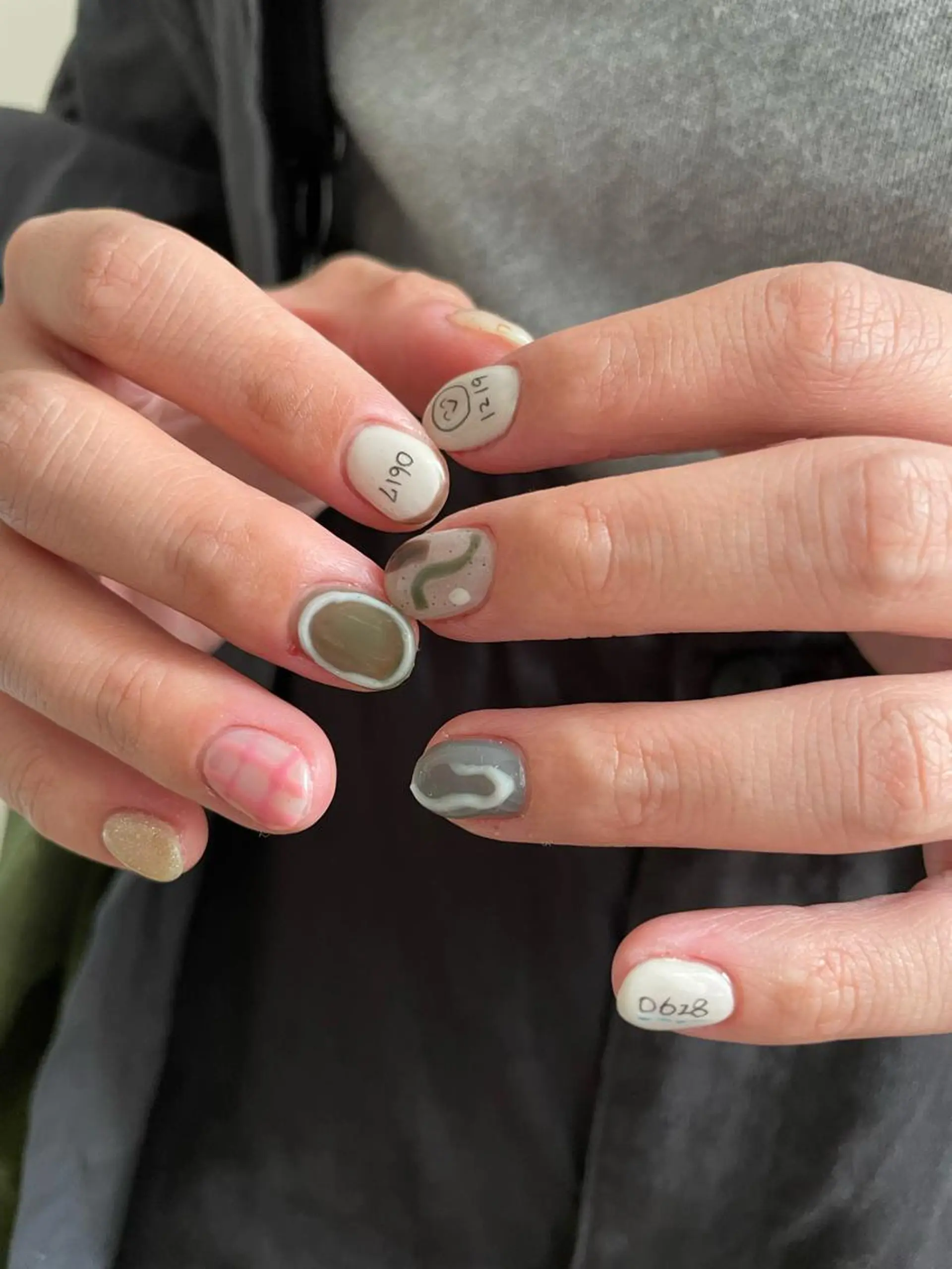 ネイル 【淡色color/ nail】maikoのネイルデザイン