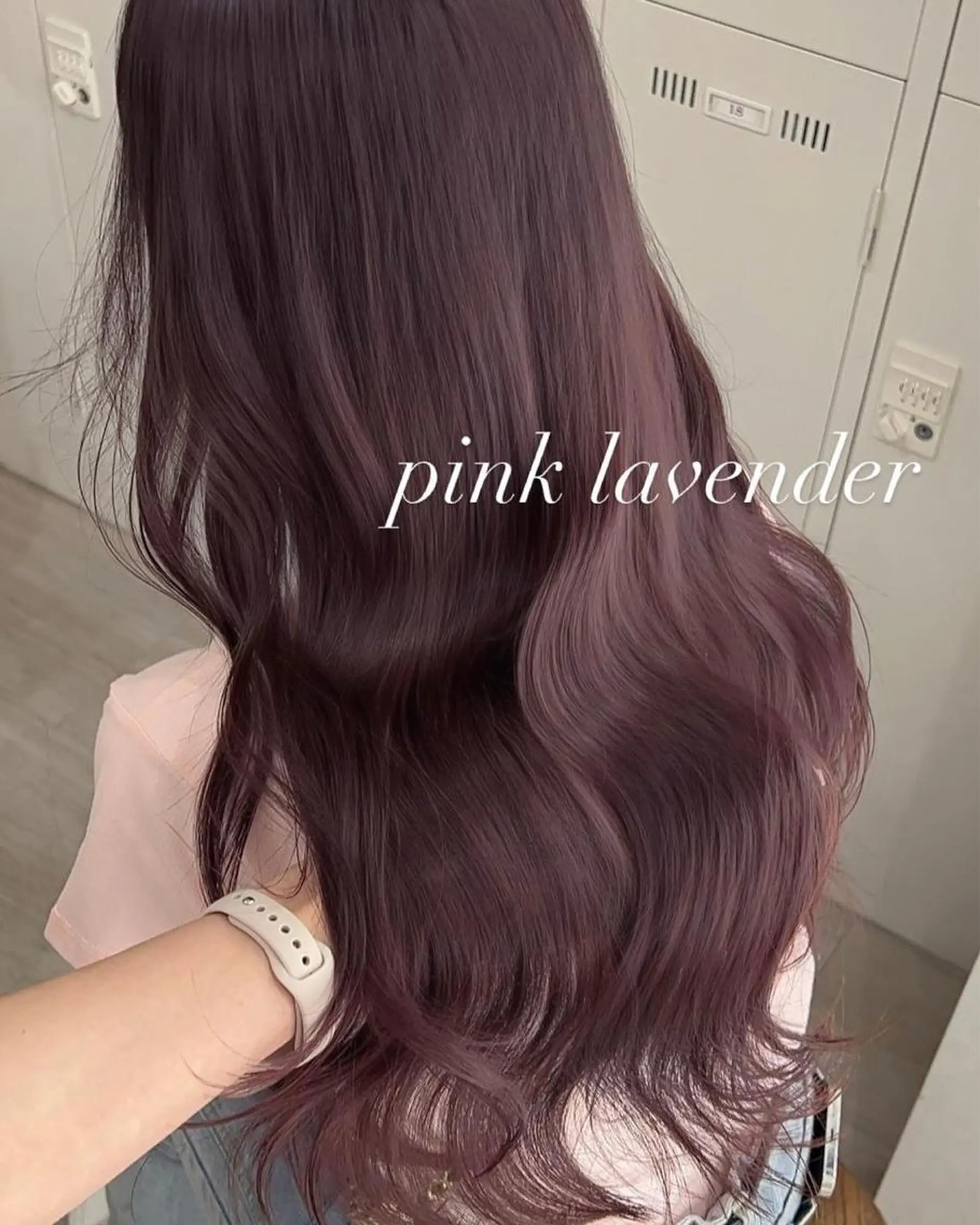 ロング カラー 透明感カラー ヘアカラー 透明感カラー ふうか　渋谷のヘアスタイル