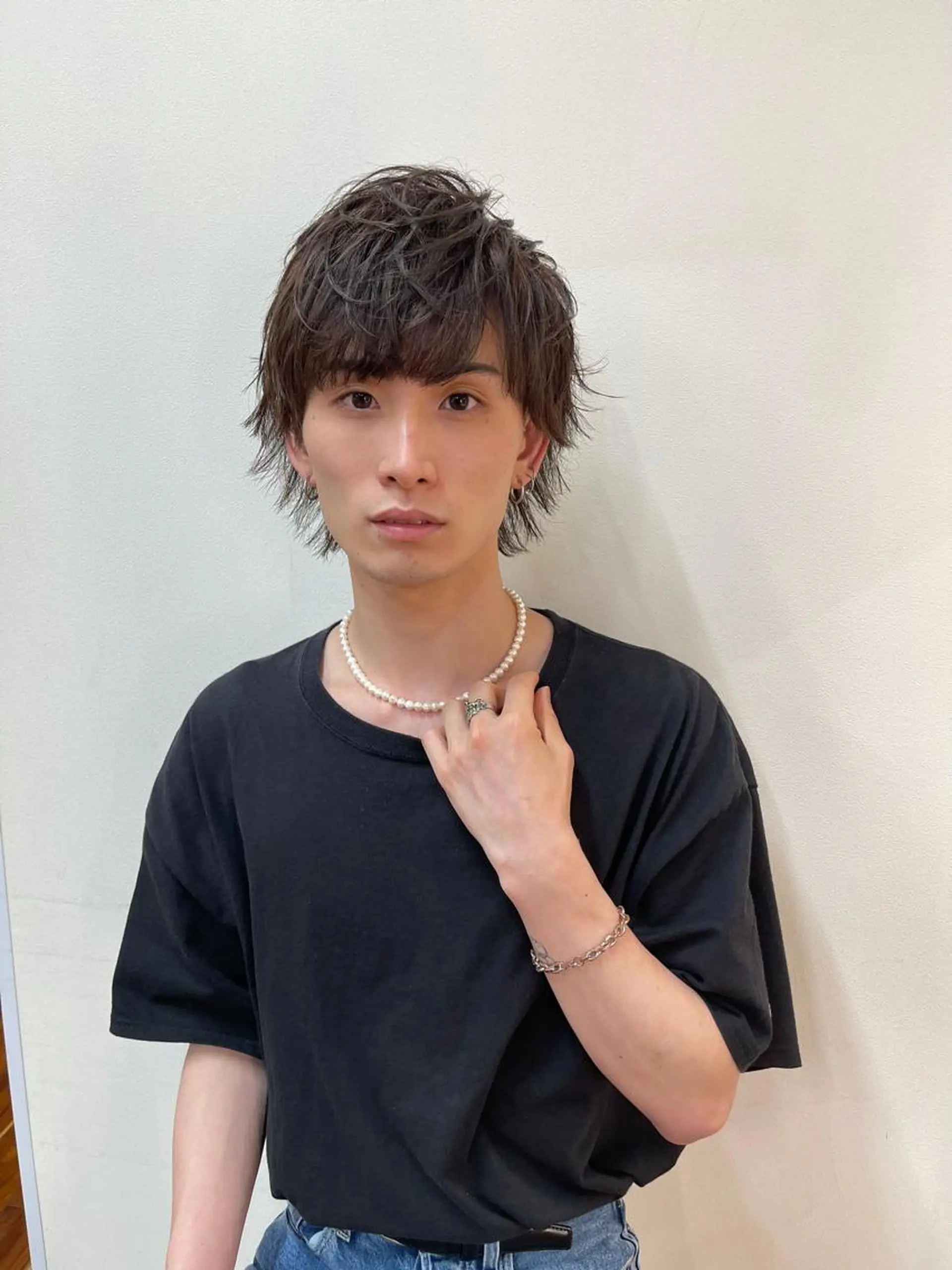 メンズ マッシュウルフ マッシュ メンズウルフカット ウルフカット カット Room所属・西村 和樹のヘアスタイル