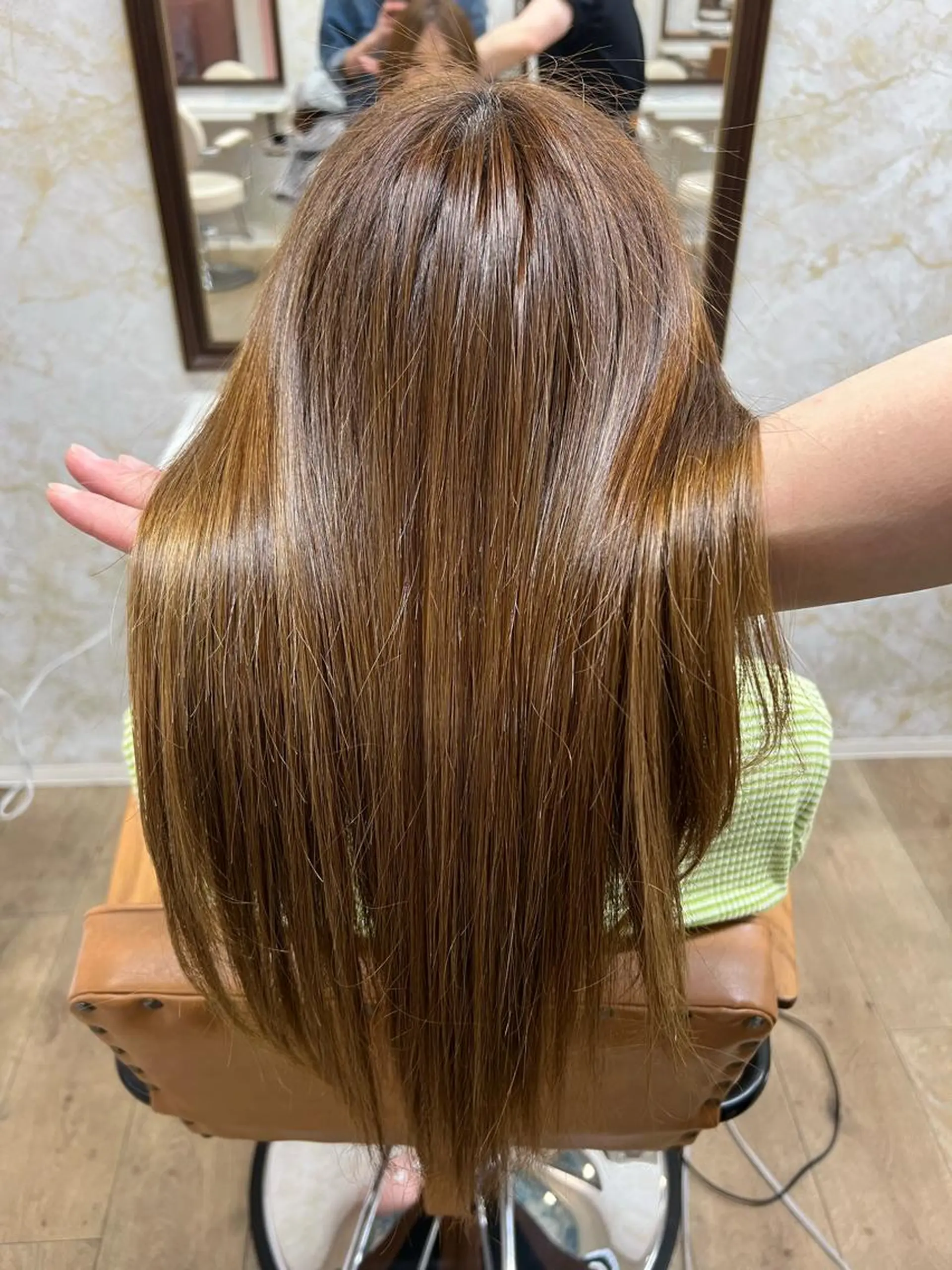 ロング 縮毛矯正 髪質改善特化💫 韓国ヘアAyumuのヘアスタイル