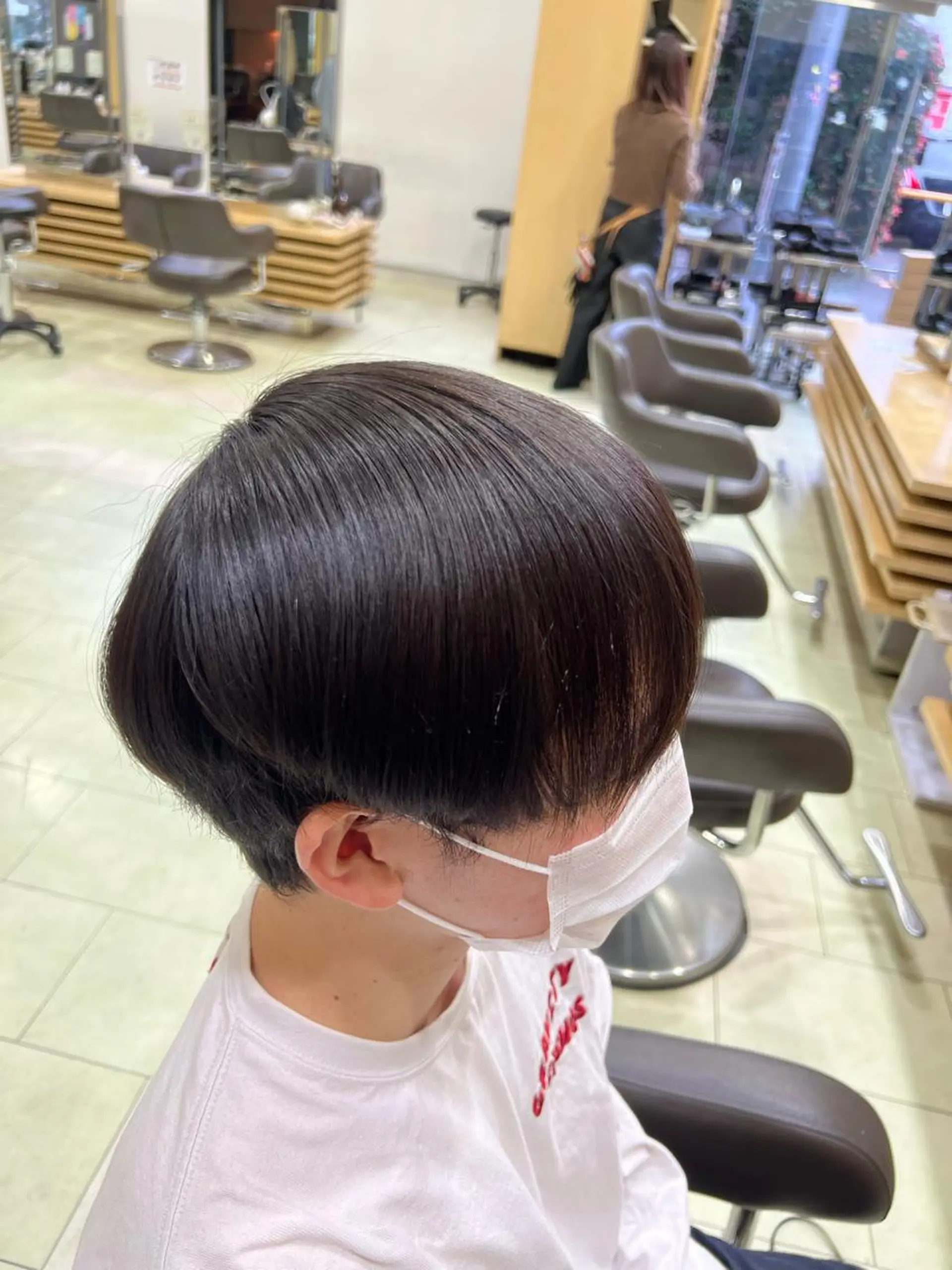 ショート カラー メンズ 髪質改善 トリートメント チャンモリパーマ/韓 国/Minami🦋のヘアスタイル