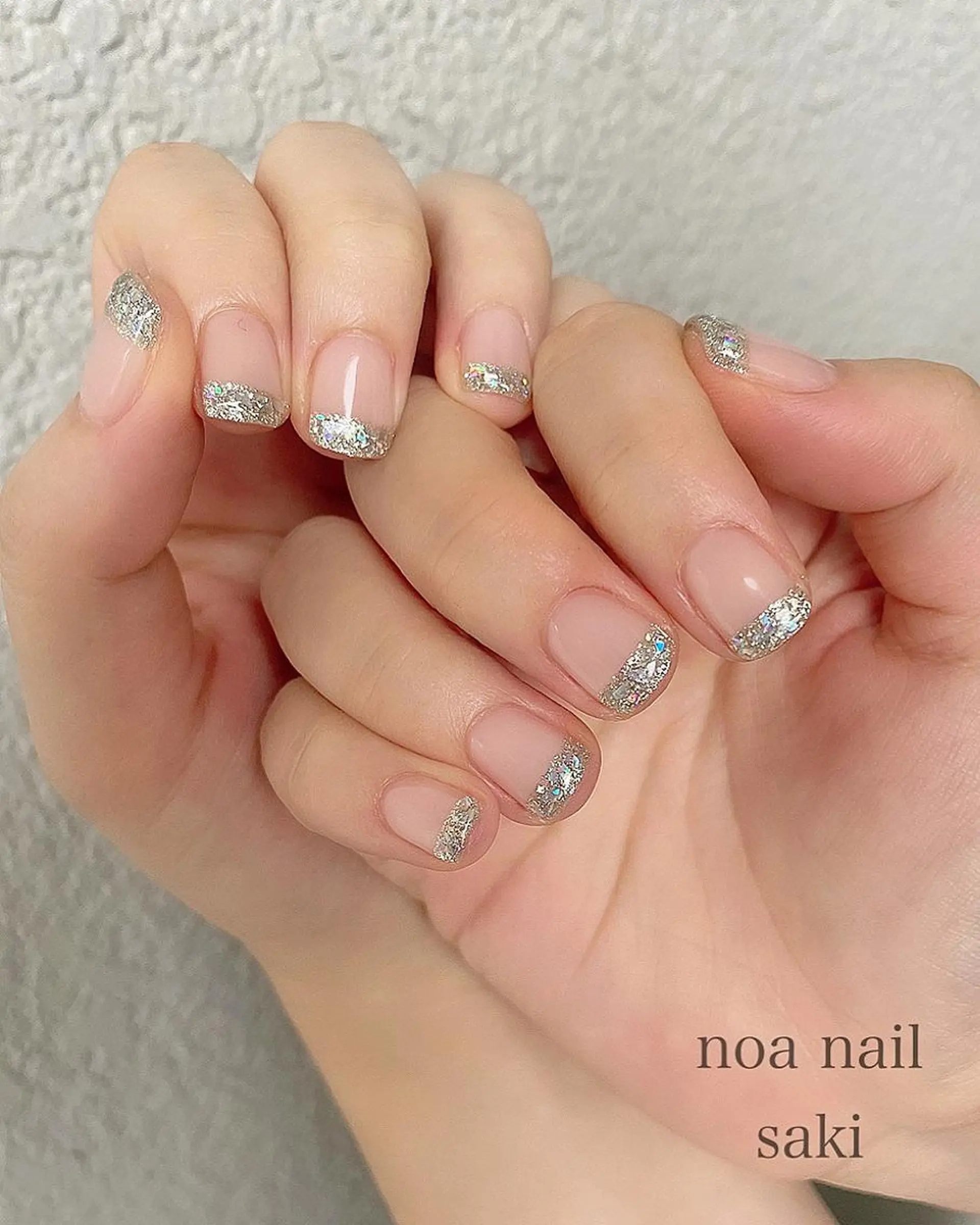 ネイル アートネイル オーロラネイル ジェルネイル 氷ネイル・うるうるネイル ミラーネイル nailsalon noa所属・nailsalon noaのネイルデザイン