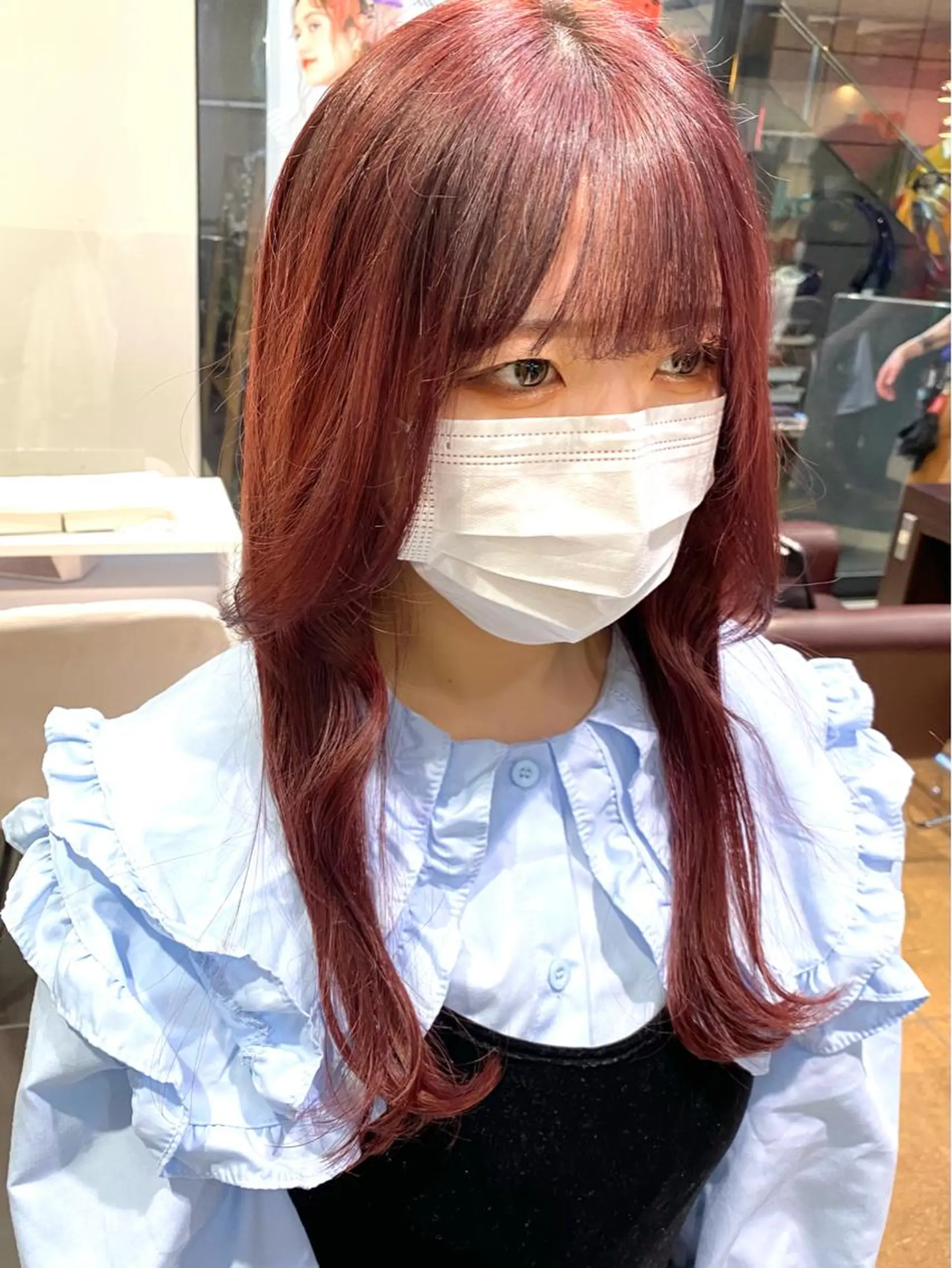 カラー ピンクカラー 個性派／中韓ネイル SAKURAのネイルデザイン