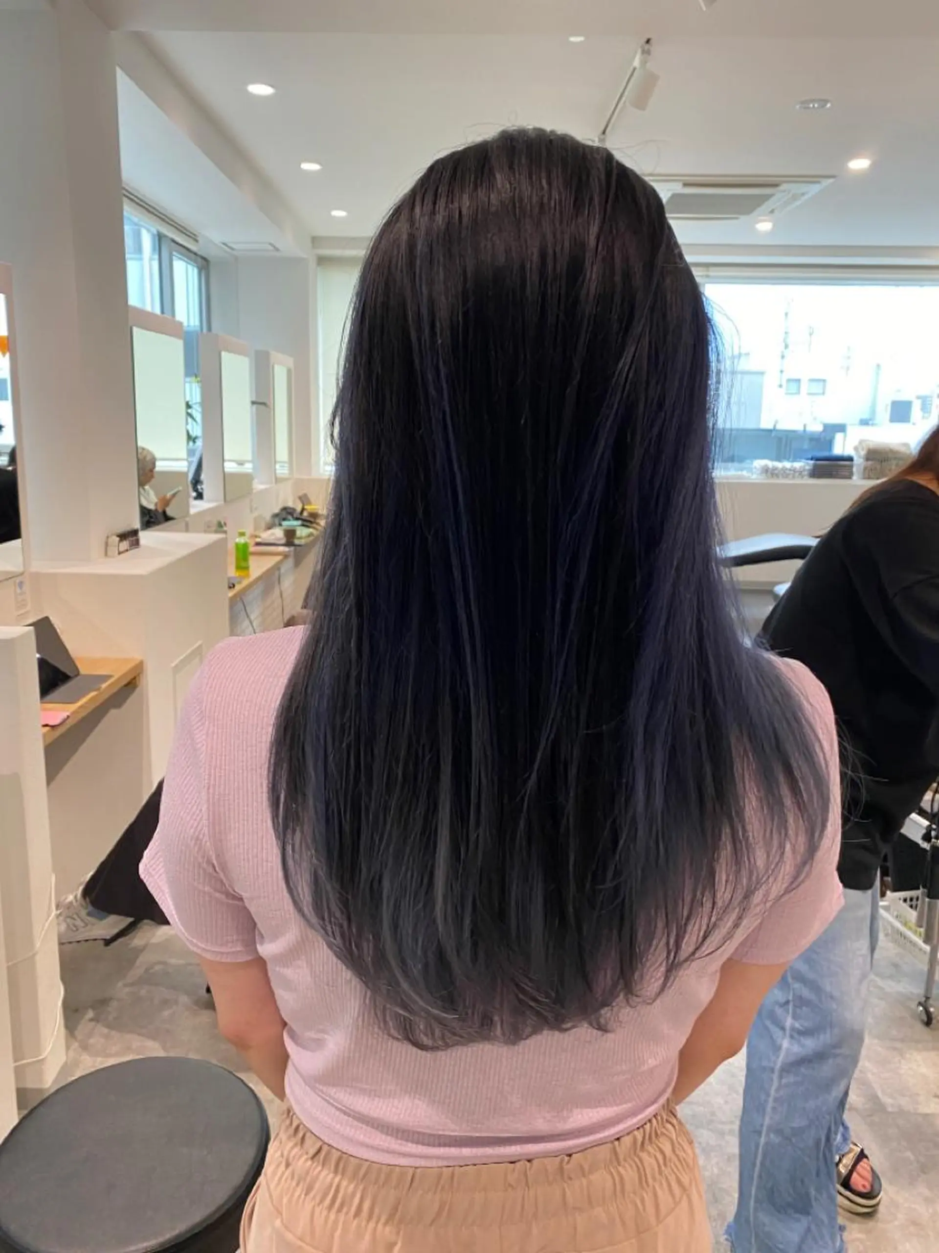 ミディアム カラー ブルーカラー JILBLAN京都 ショート/ハイライトのヘアスタイル