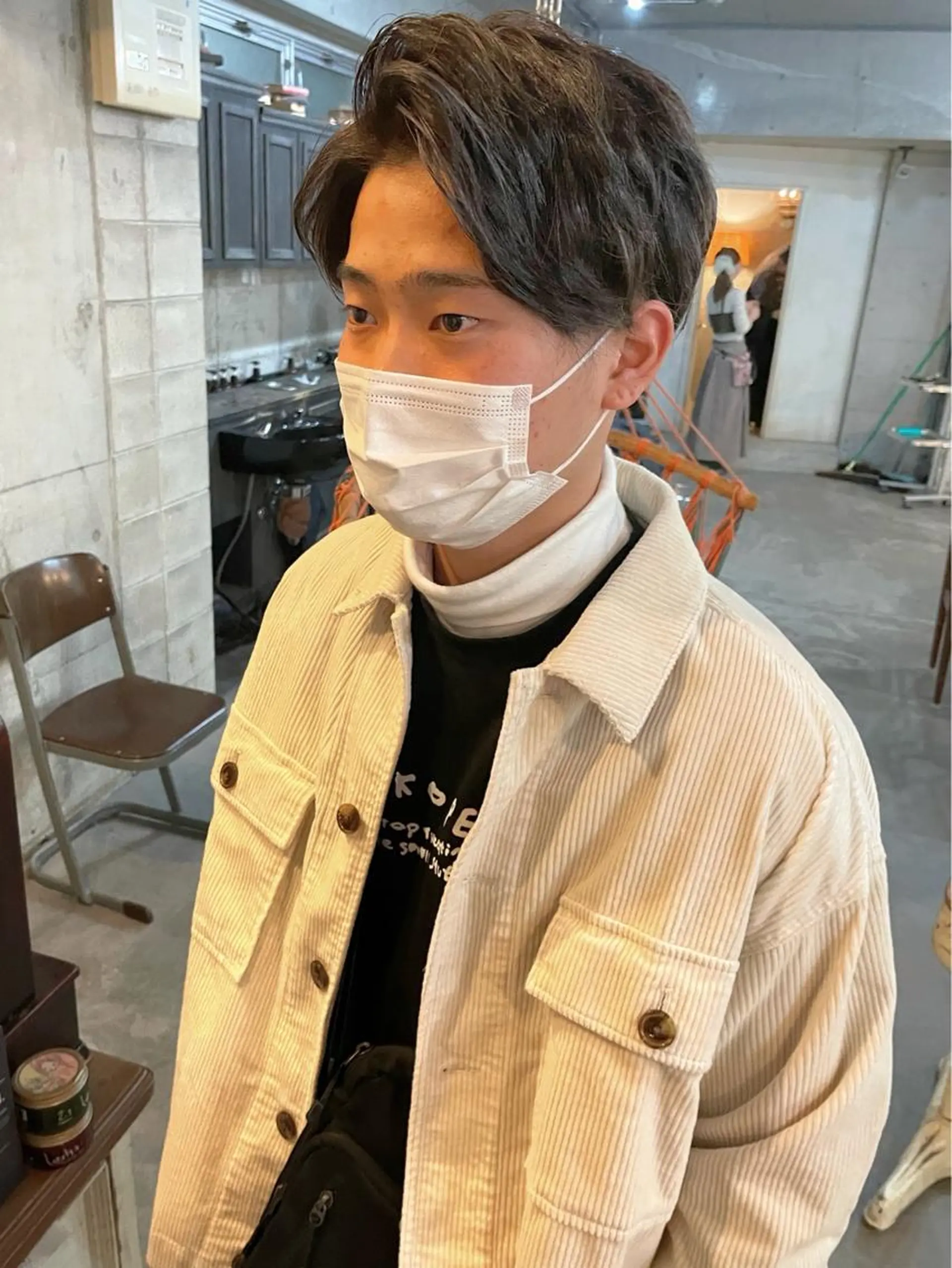 メンズ メンズ特化美容師 ハスイルイのヘアスタイル