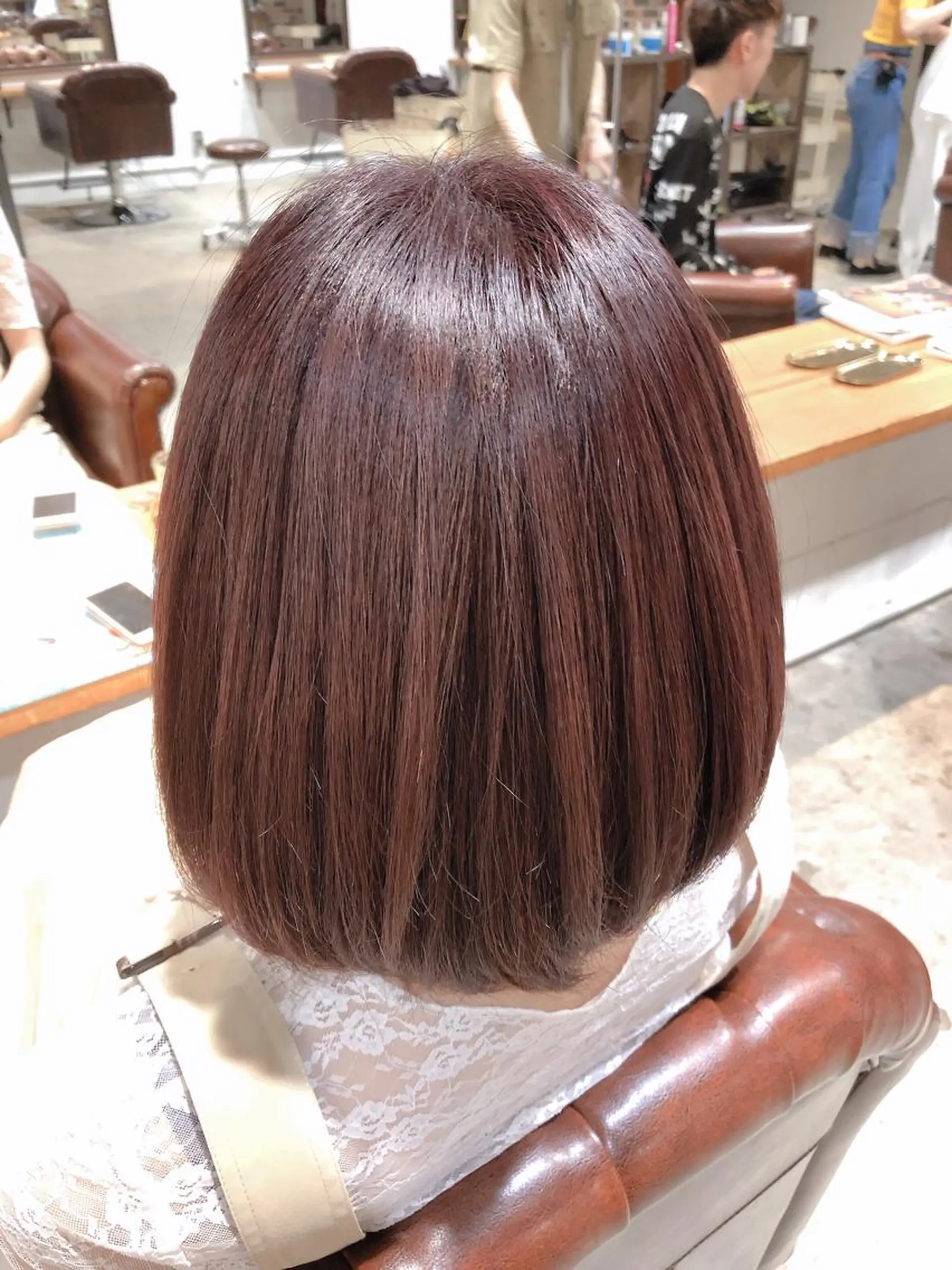 ショート カラー ラベンダーカラー ピンクカラー ピンクラベンダー ヘアカラー トリートメント ⭐️ハイクオリティ カラー杉本雄志⭐️のヘアスタイル