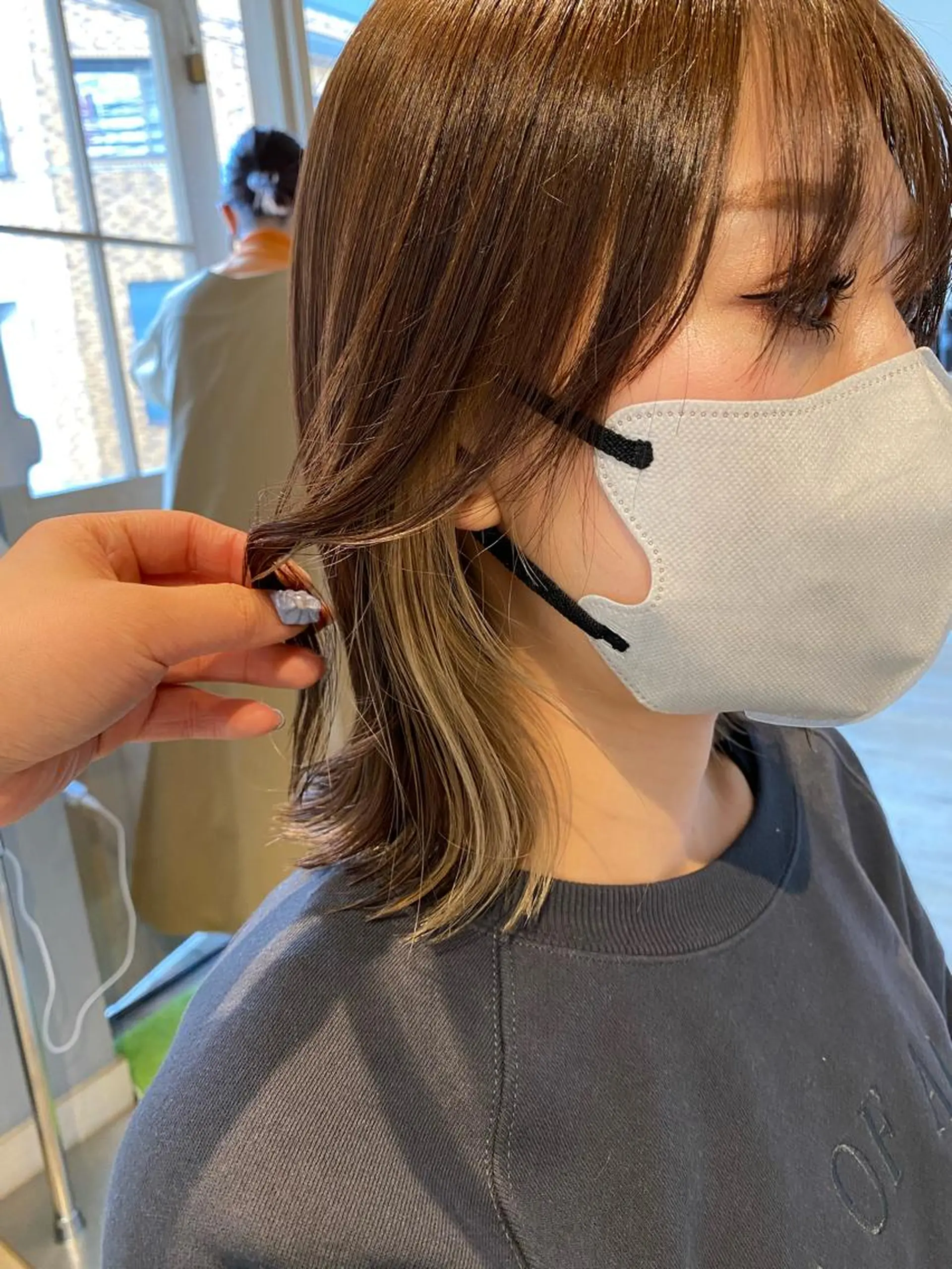 ミディアム ヘアカラー ROCCO3rd / りんなのヘアスタイル