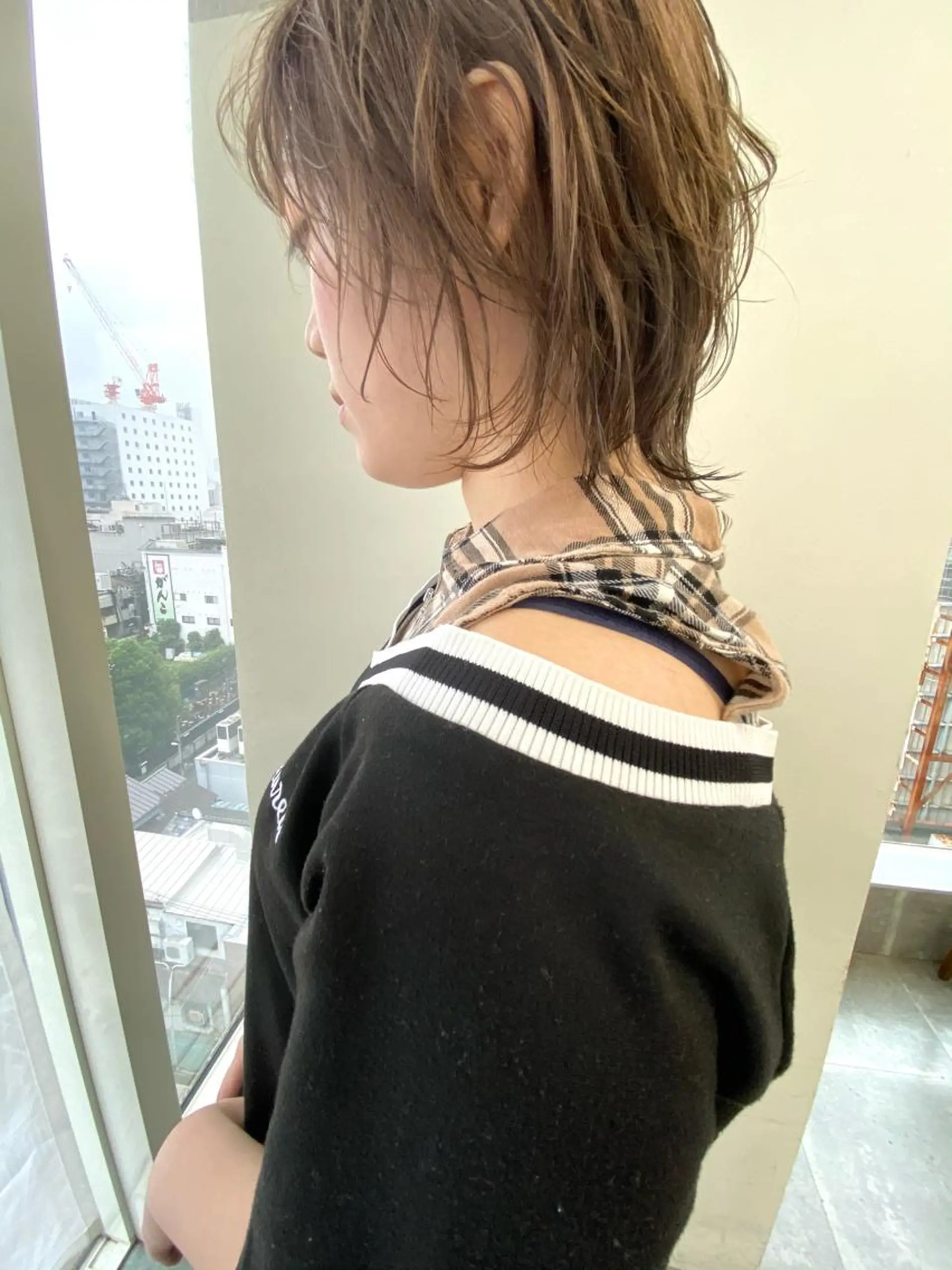 ショート ウルフカット ヘアカラー トリートメント 小澤大輔 YOLO hairのヘアスタイル