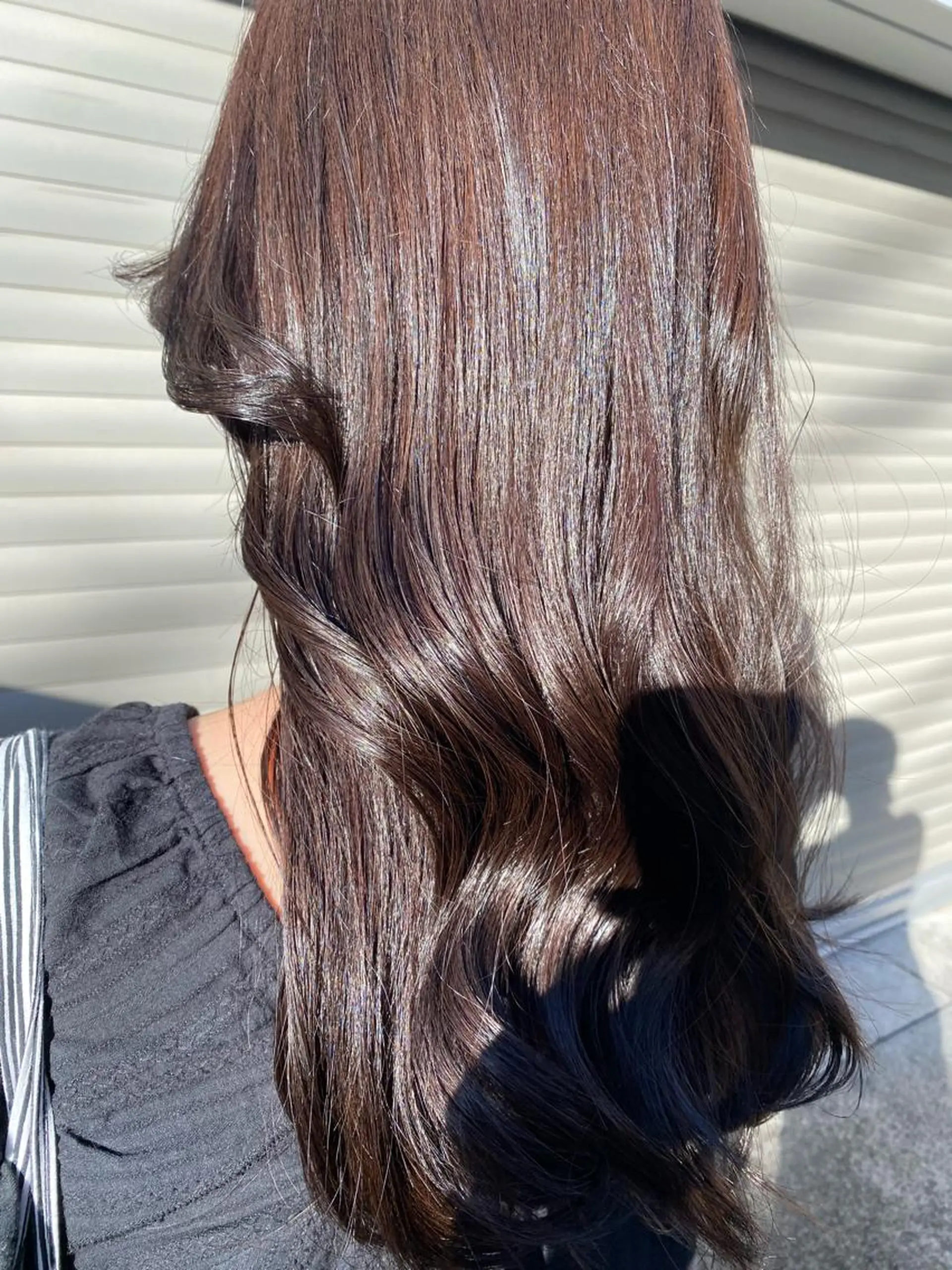 ロング カラー アッシュ アッシュブラウン ブラウンカラー お任せヘア☘️☘️ 及川渚のヘアスタイル