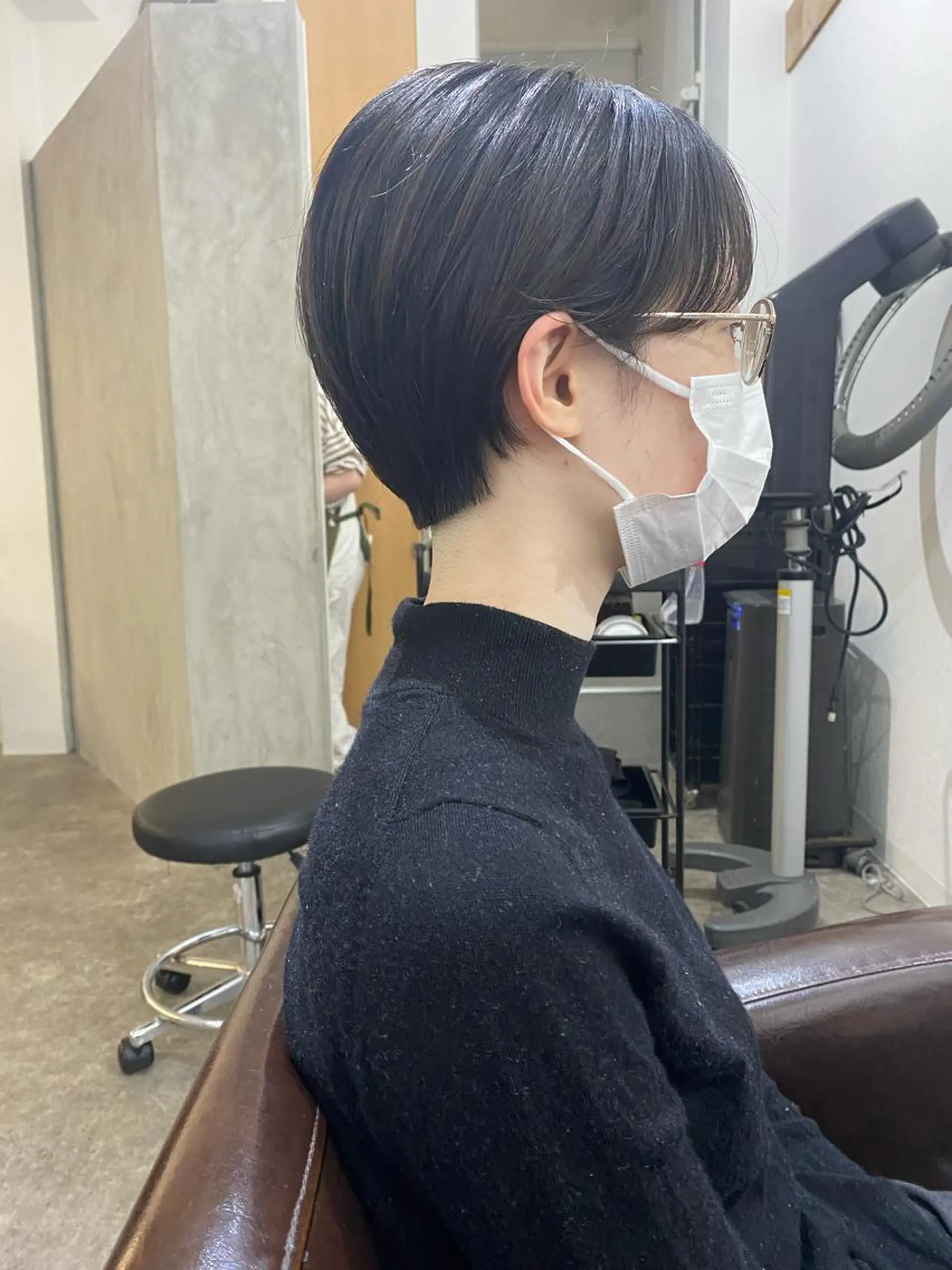 ショート ショートヘア 森貴裕/ベージュ/ パーマ/オリーブのヘアスタイル