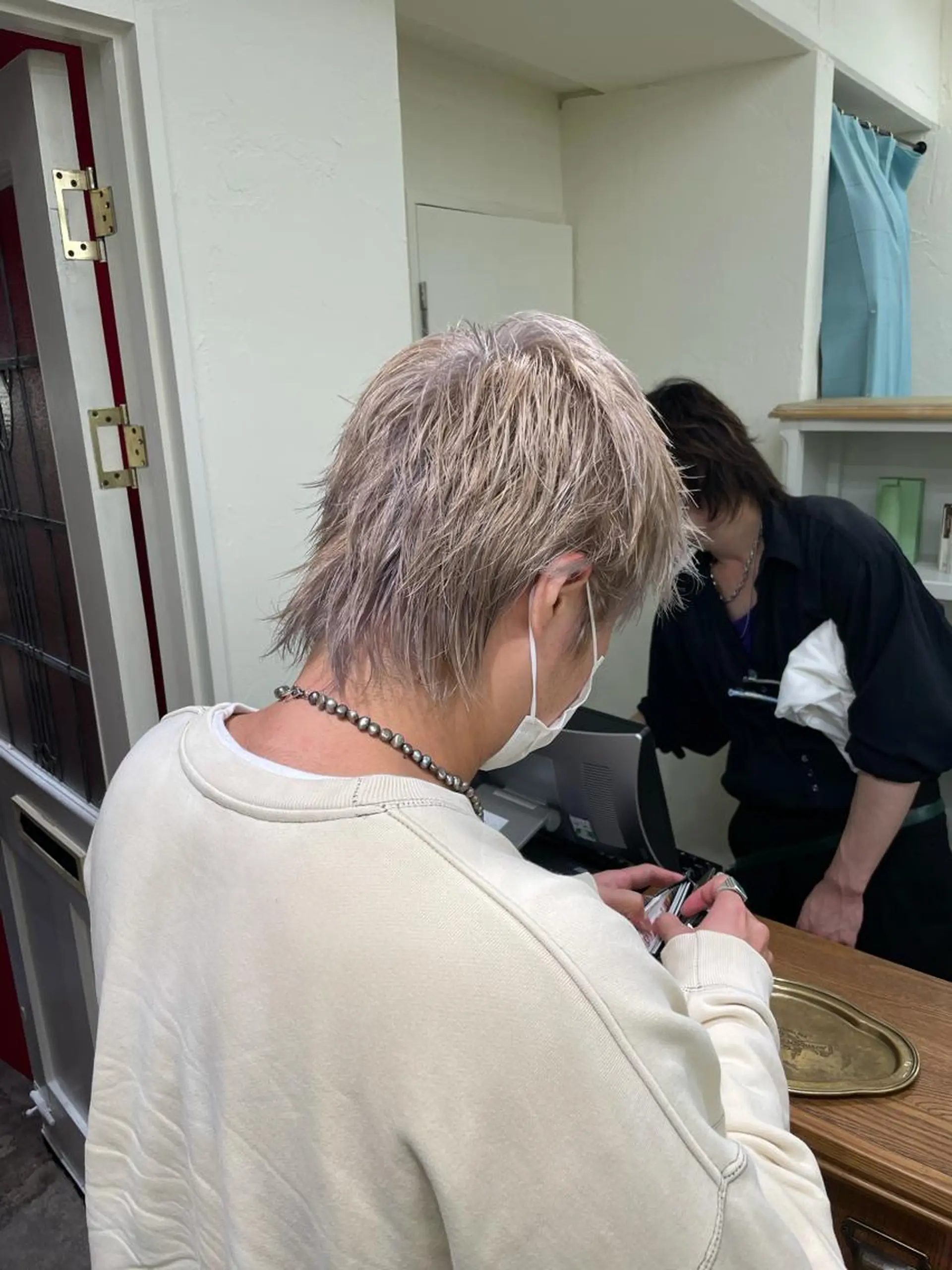 ショート カラー メンズ ＼脱・うねり& 広がり／gite菊のヘアスタイル