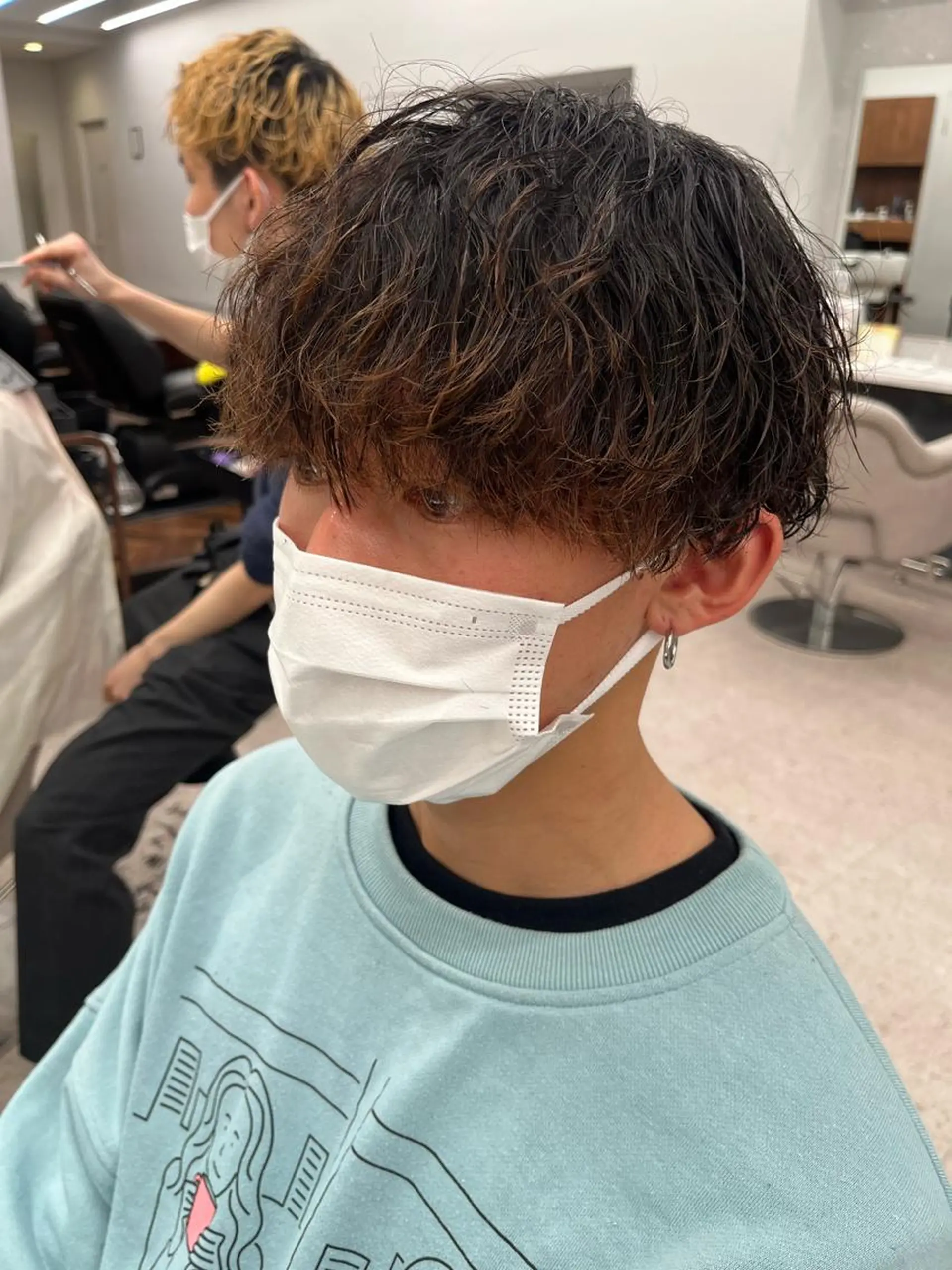 パーマ メンズ 🍐シャドウパーマ メンズ特化/守岡🍐のヘアスタイル