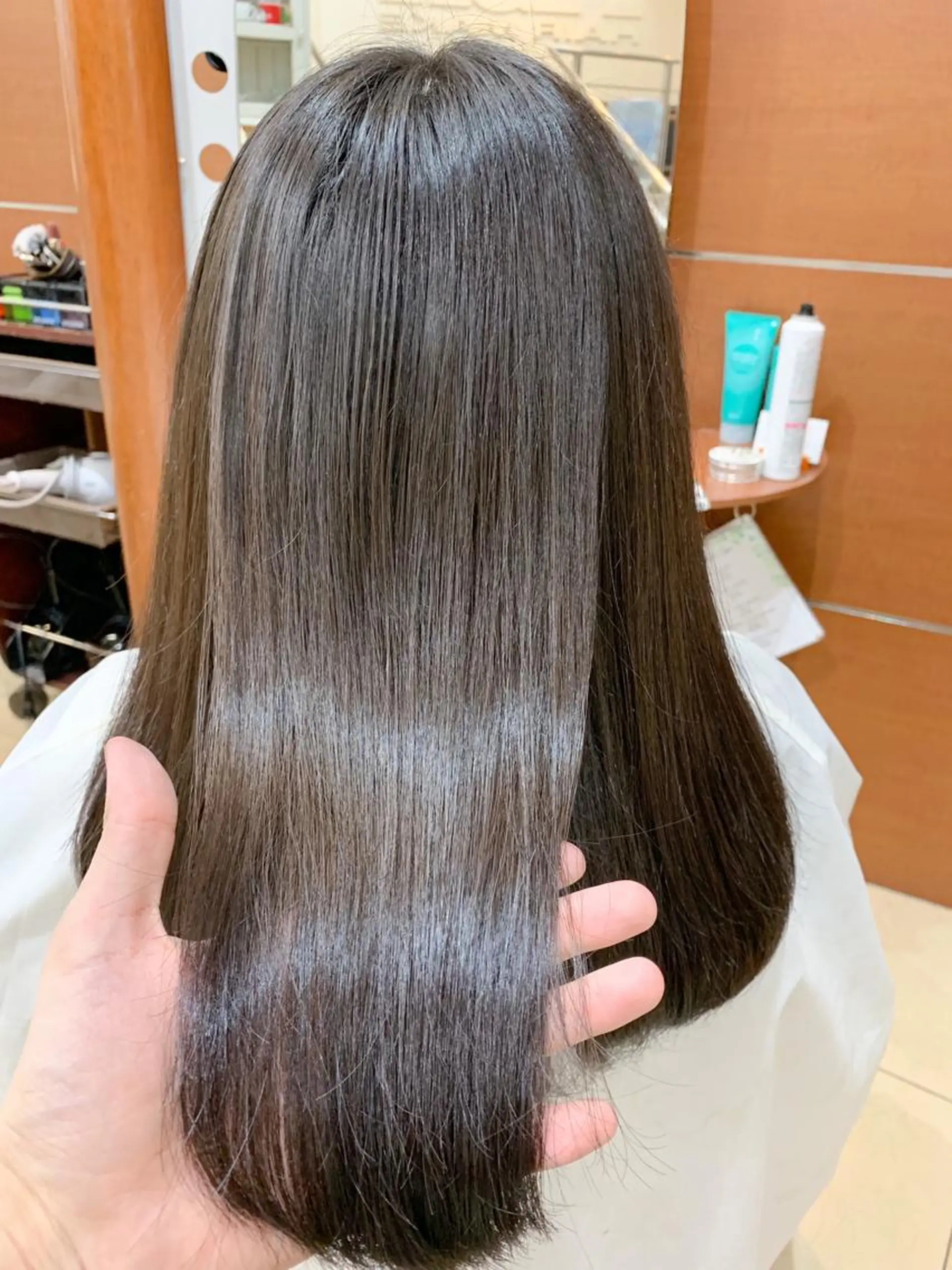 ロング パーマ 縮毛矯正 トリートメント 縮毛矯正/髪質改善 /韓国風　山川春輝のヘアスタイル