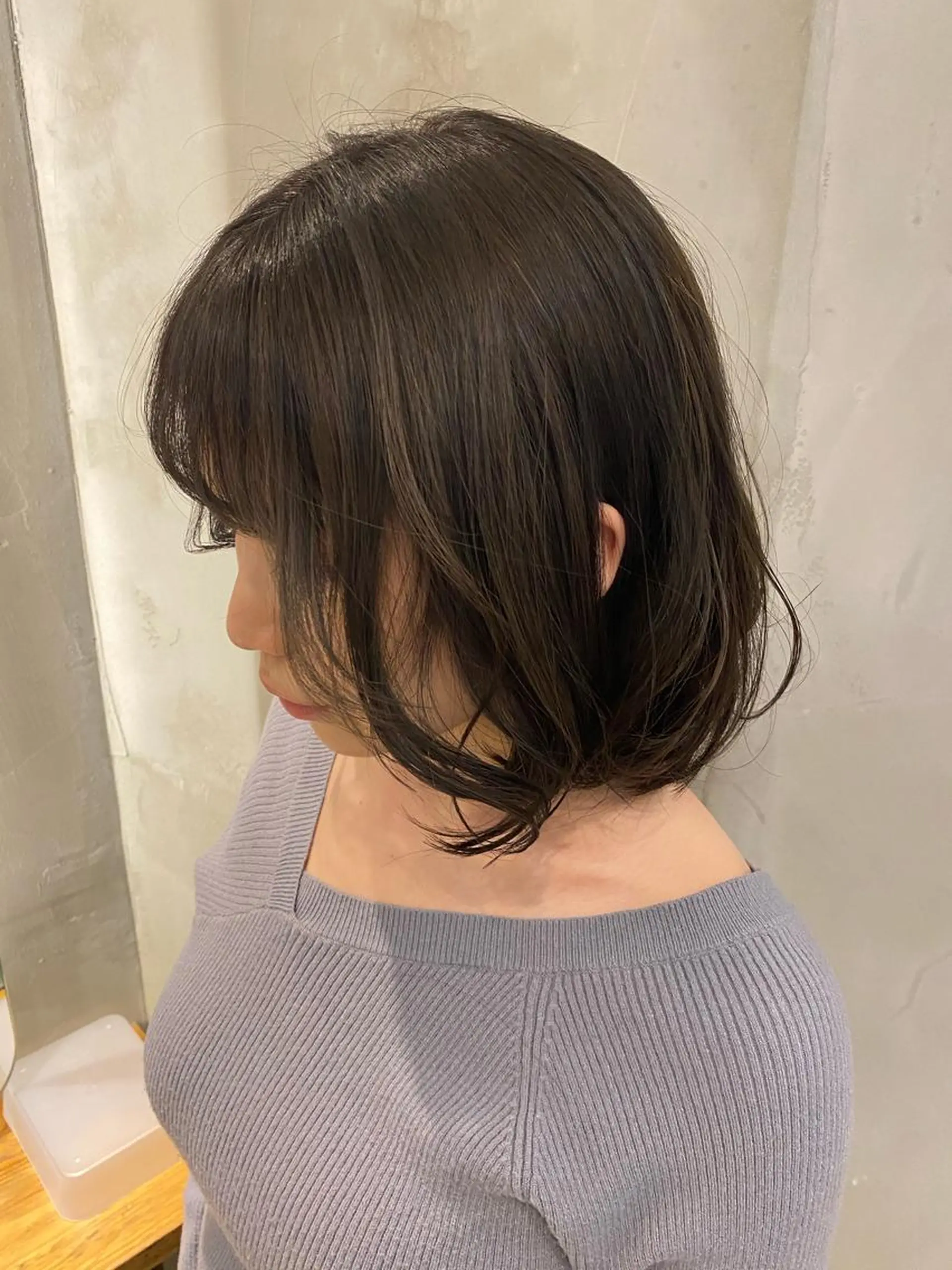 ショート ヘアカラー トリートメント 顔周りcut・ご相談 ＝新宿しずく🇰🇷のヘアスタイル
