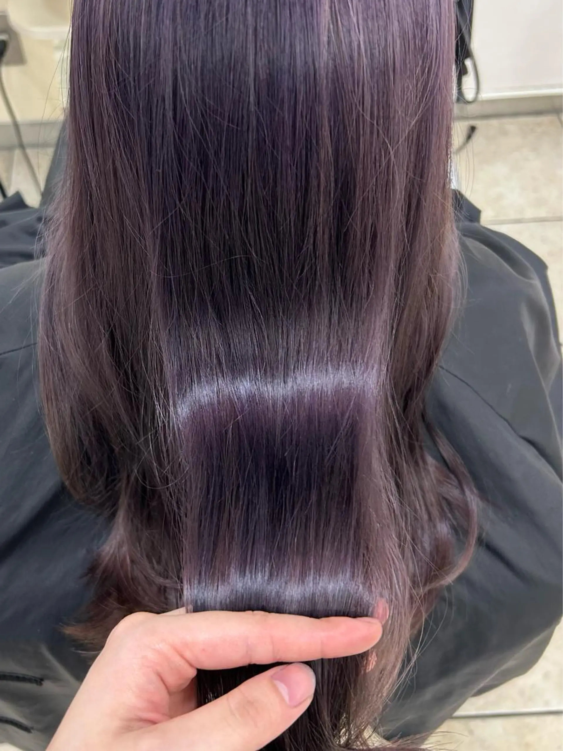 ロング カラー ツヤハイトーン/ レイヤー💫mayuのヘアスタイル