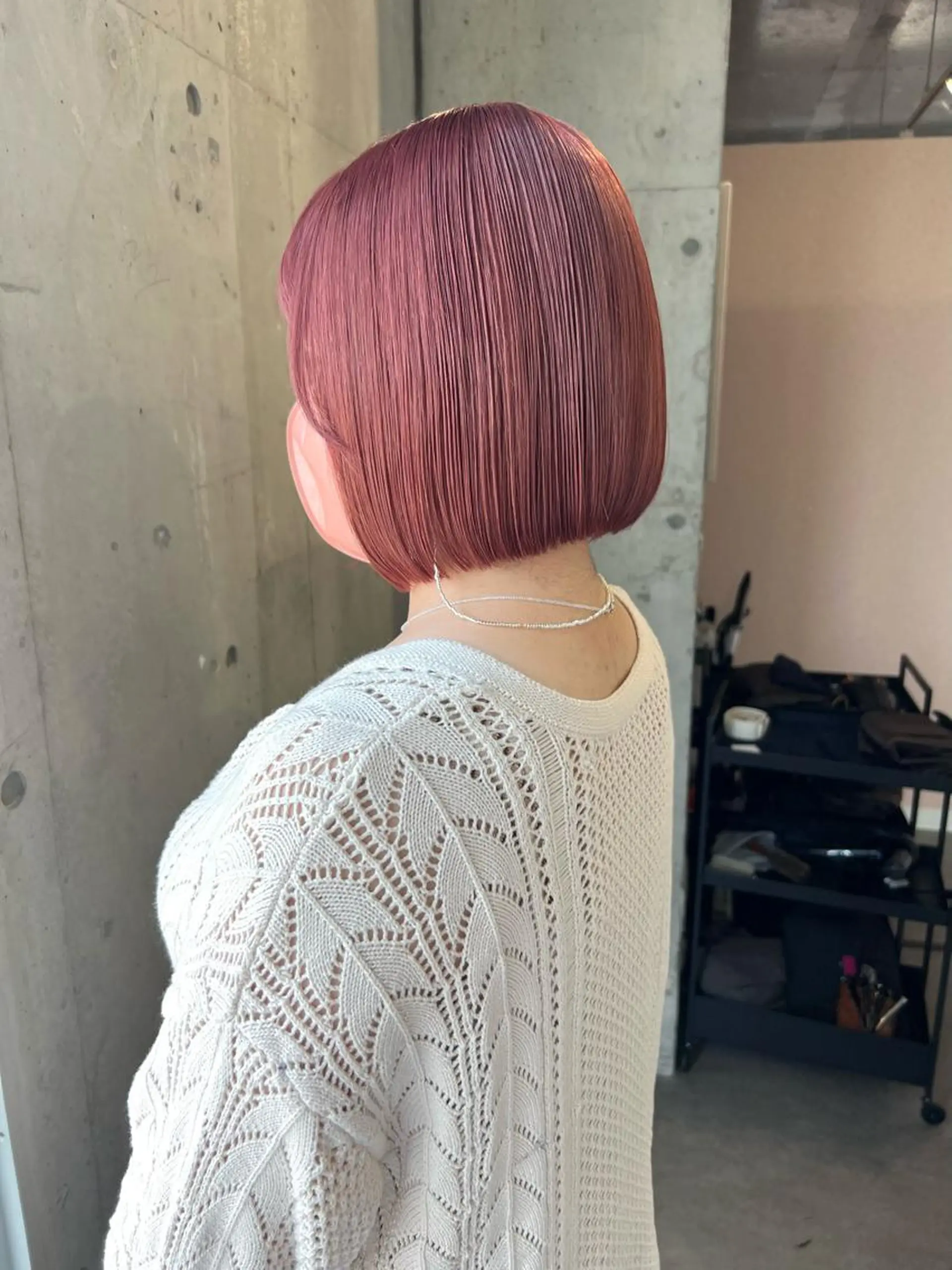 ショート カラー バレイヤージュ ブリーチ ケアブリーチ ハイライトカラー インナーカラー ヘアカラー トリートメント lani 天神大名/ブリーチのヘアスタイル