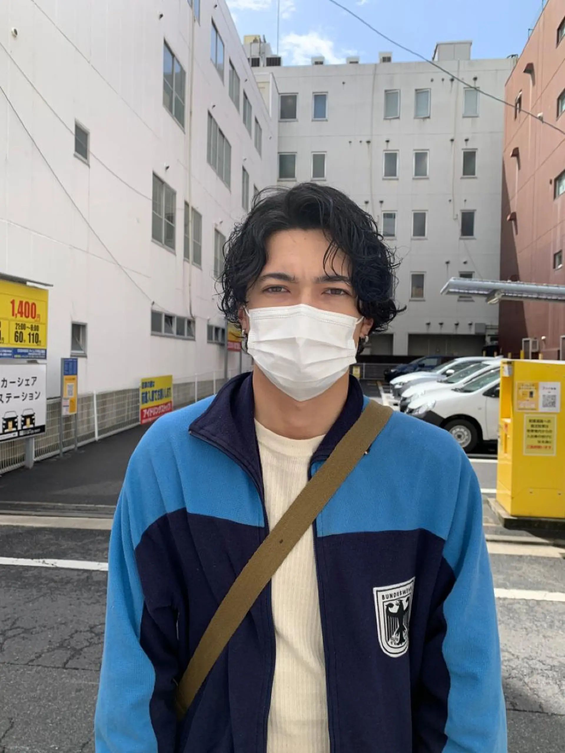 ミディアム パーマ メンズ パーマ niche(ニーチェ)所属・落合 優樹のヘアスタイル