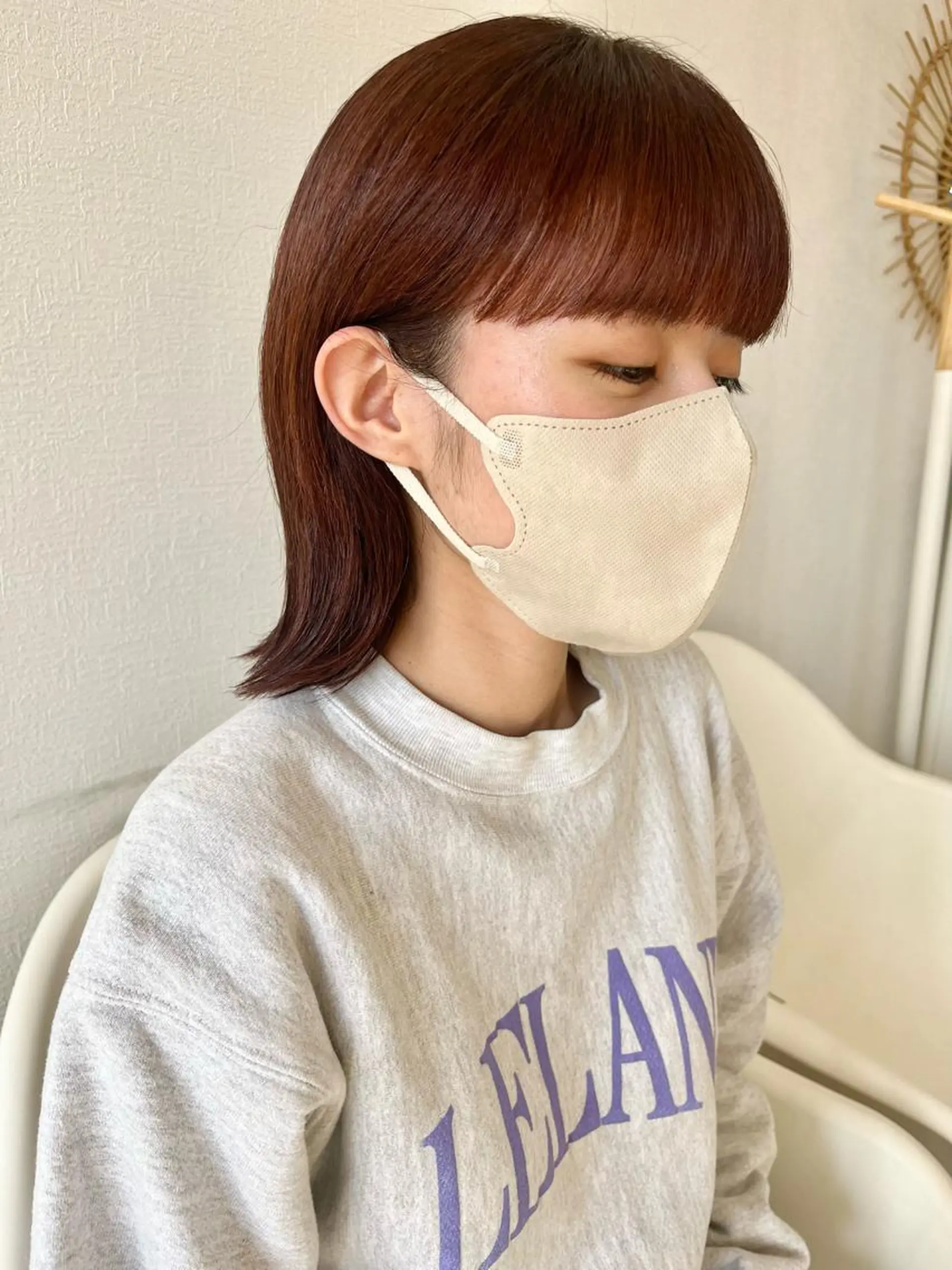 ミディアム カラー カット ヘアカラー トリートメント 🌼sunc HINAMI🌼のヘアスタイル