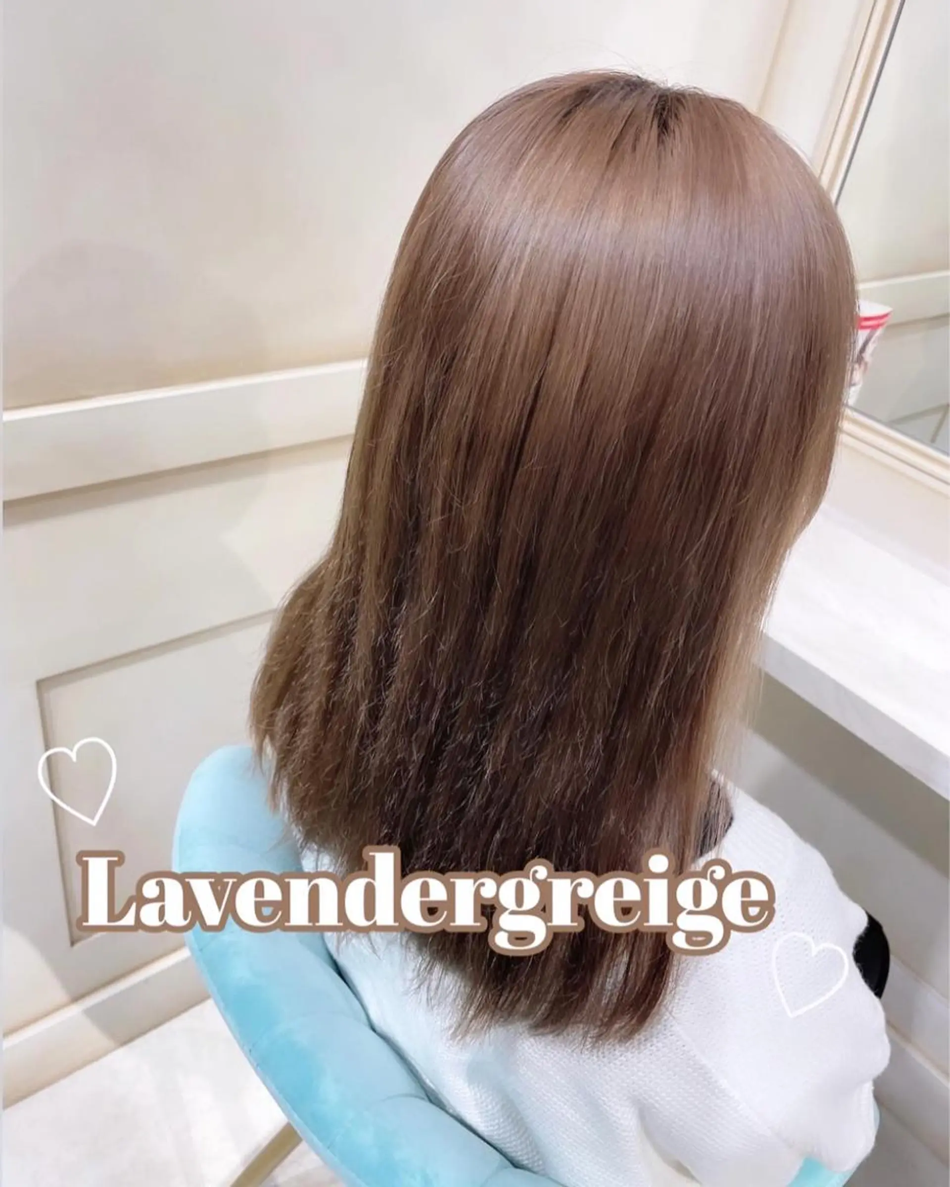 セミロング カラー 🌷ピンク/韓国風 暖色カラー ゆい🌷のヘアスタイル