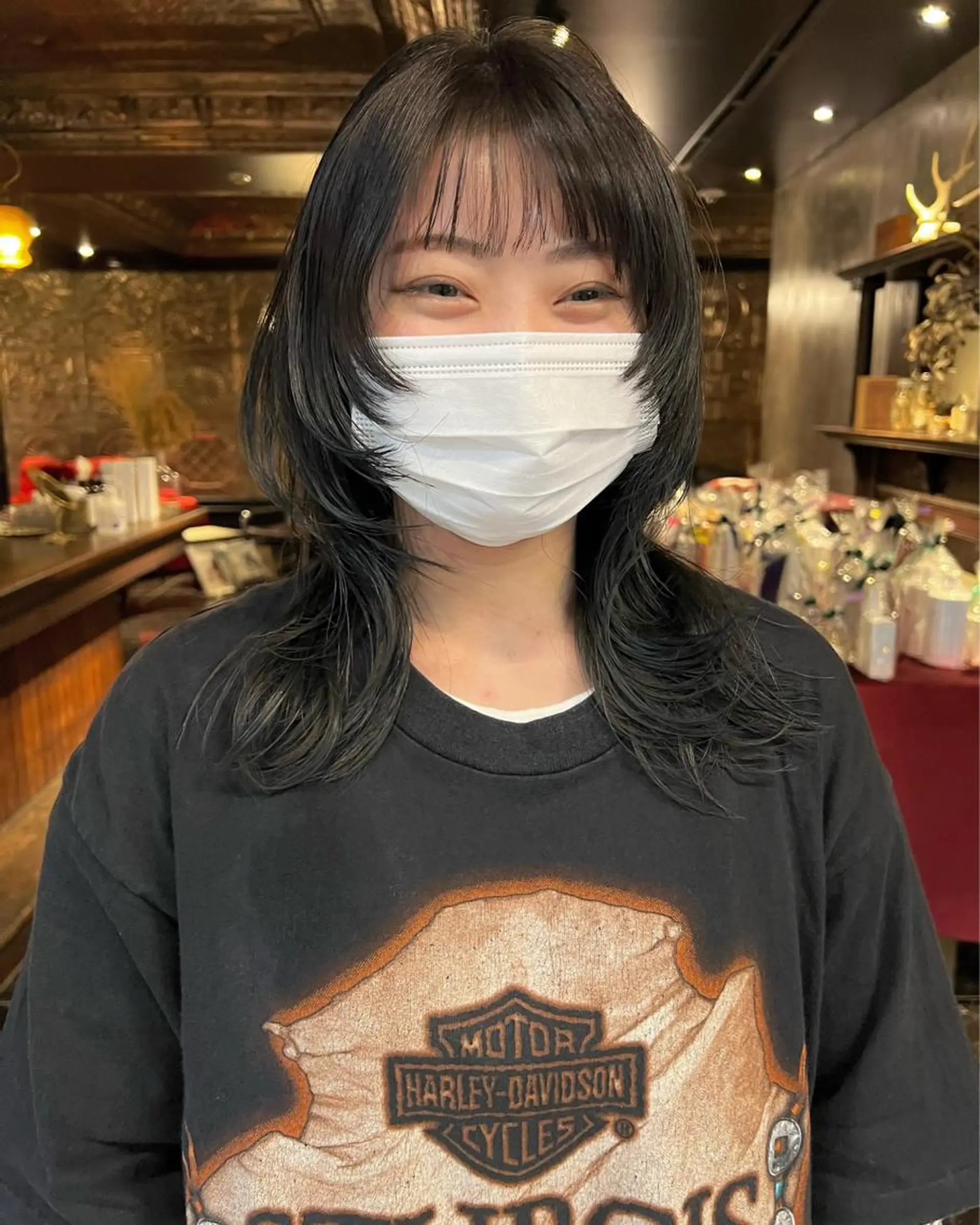 ロング カラー カット haco＋所属・圧倒的デザイン力 店長🎨RENAのヘアスタイル