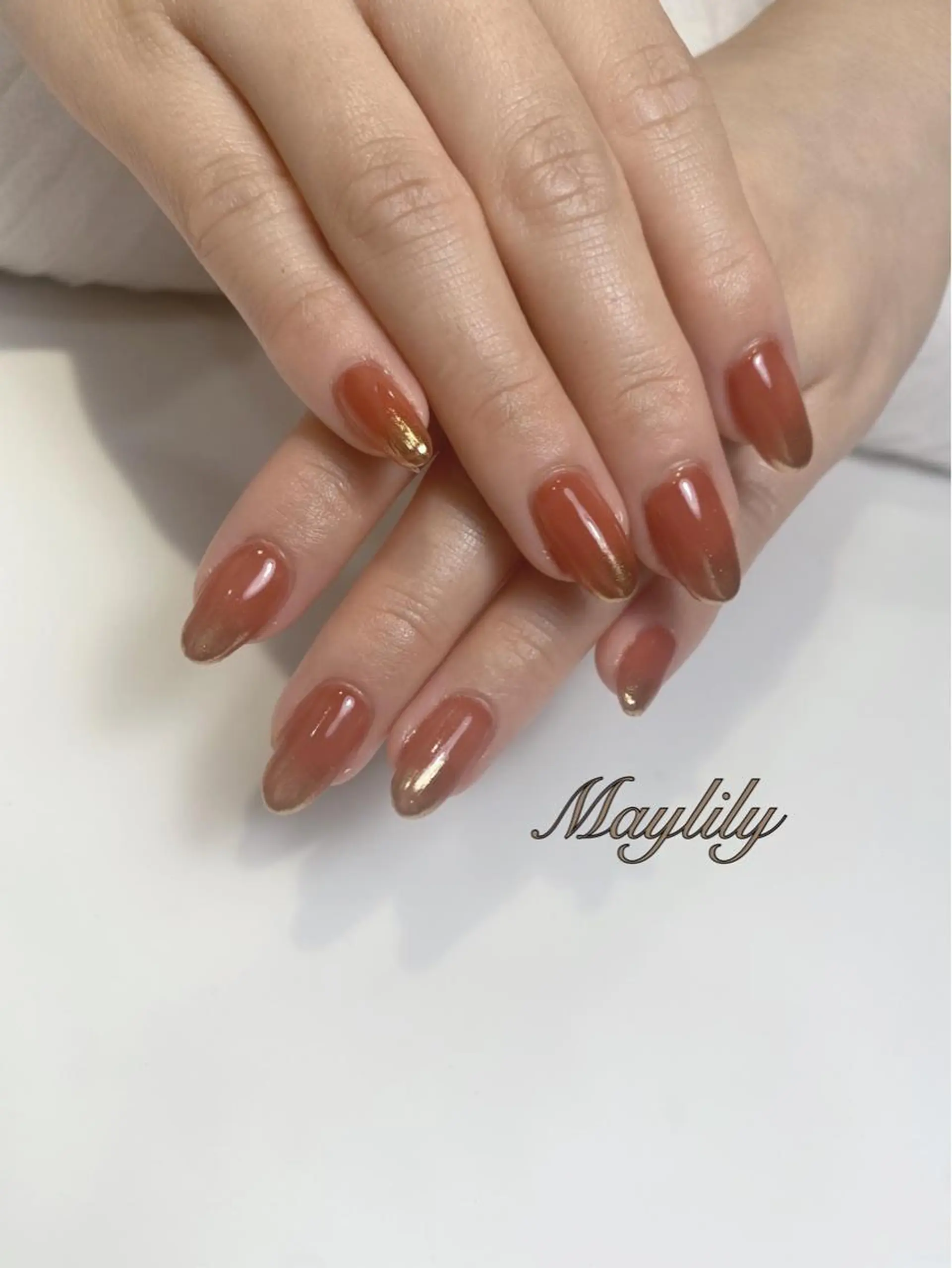 ネイル 持ち込み ハンドネイル Nail care salon Maylily所属・Nail salon Maylilyのネイルデザイン