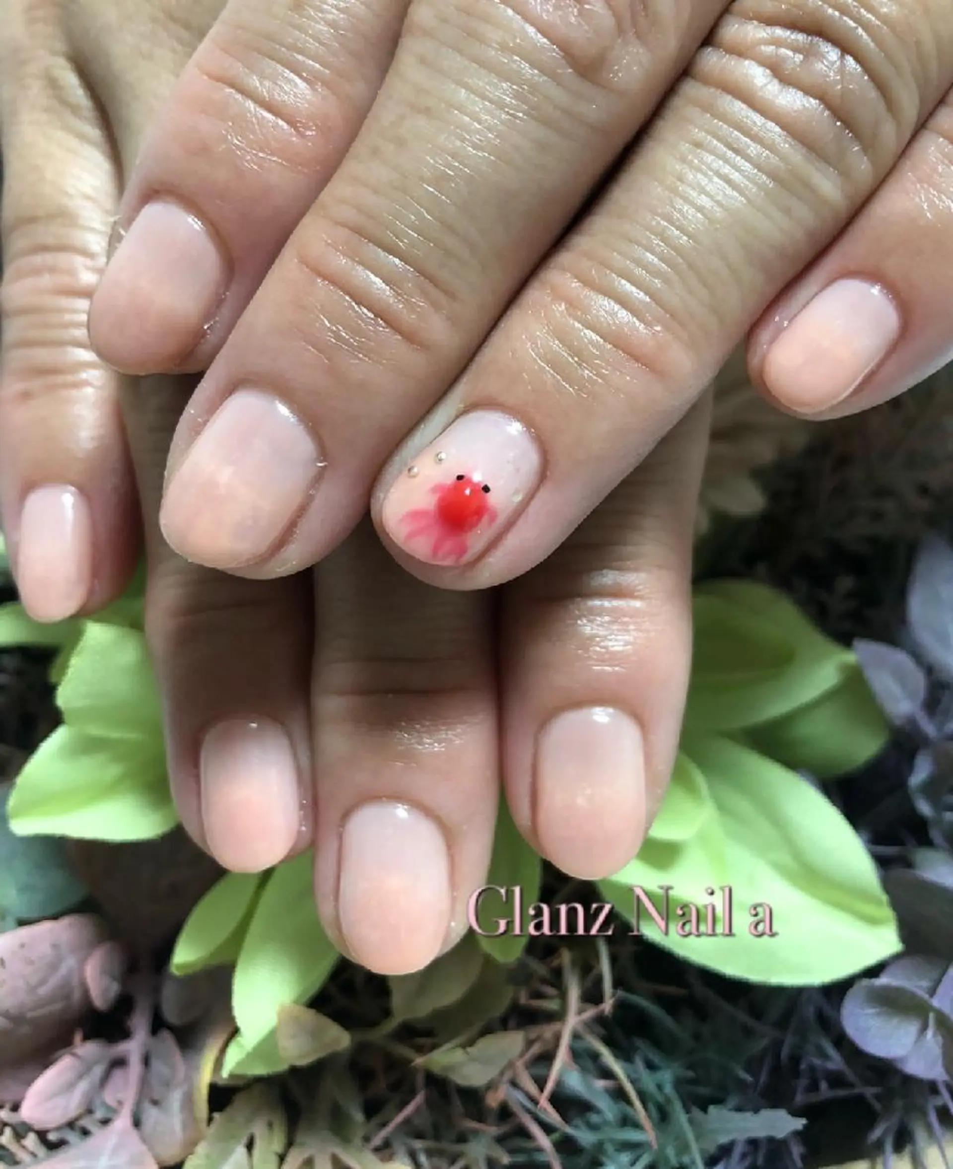 ネイル ぷっくりネイル Glanz  Nail aのネイルデザイン