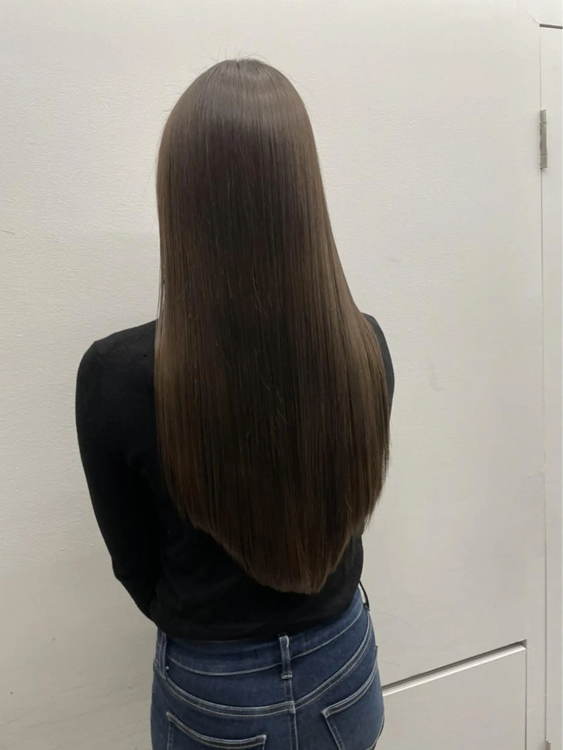 ロング カット ヘアカラー トリートメント 京都レイヤーカット/ 縮毛矯正/羽柴りくのヘアスタイル