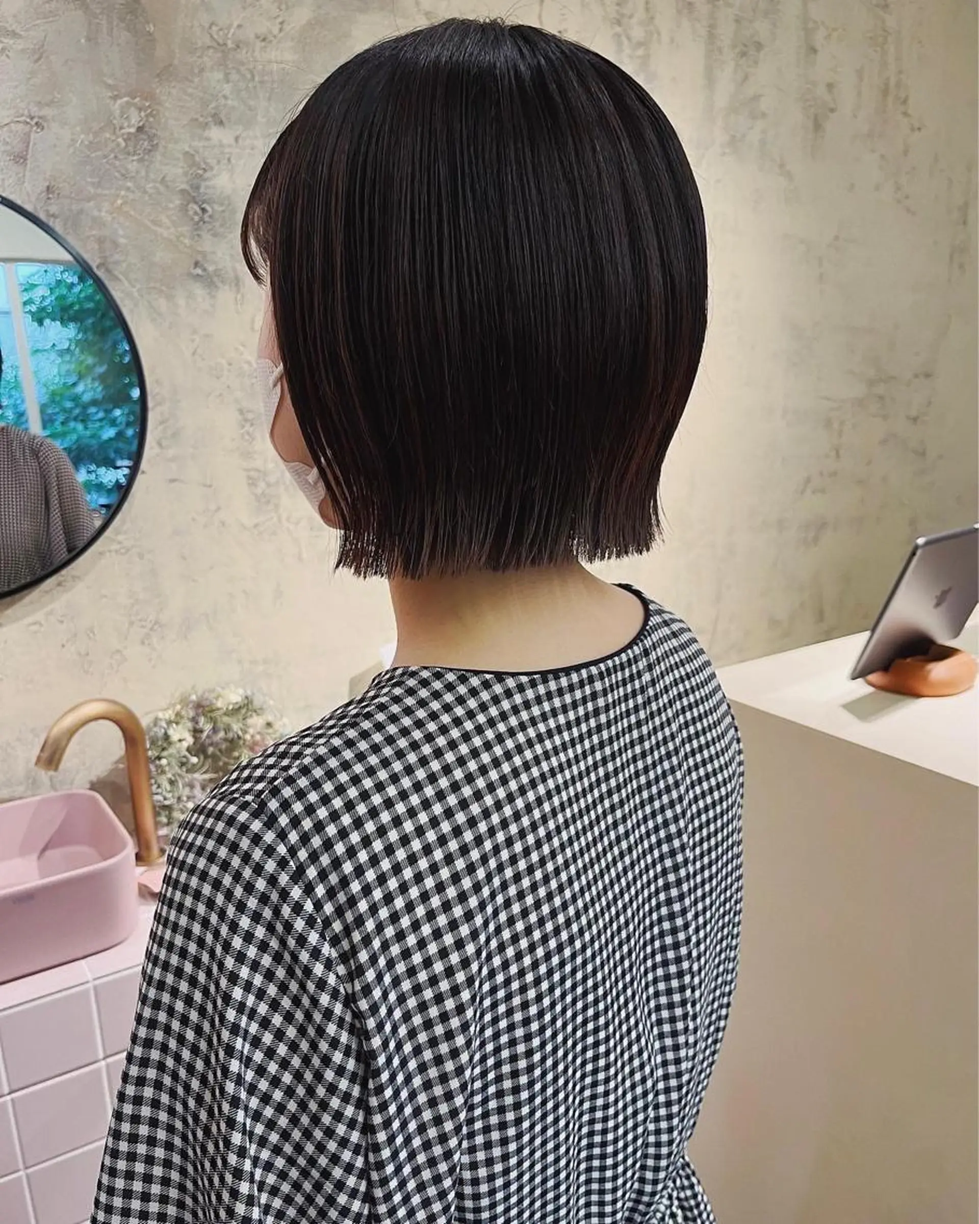 ショート ボブ 西山 紗耶香🪽 透明感カラー/ボブのヘアスタイル