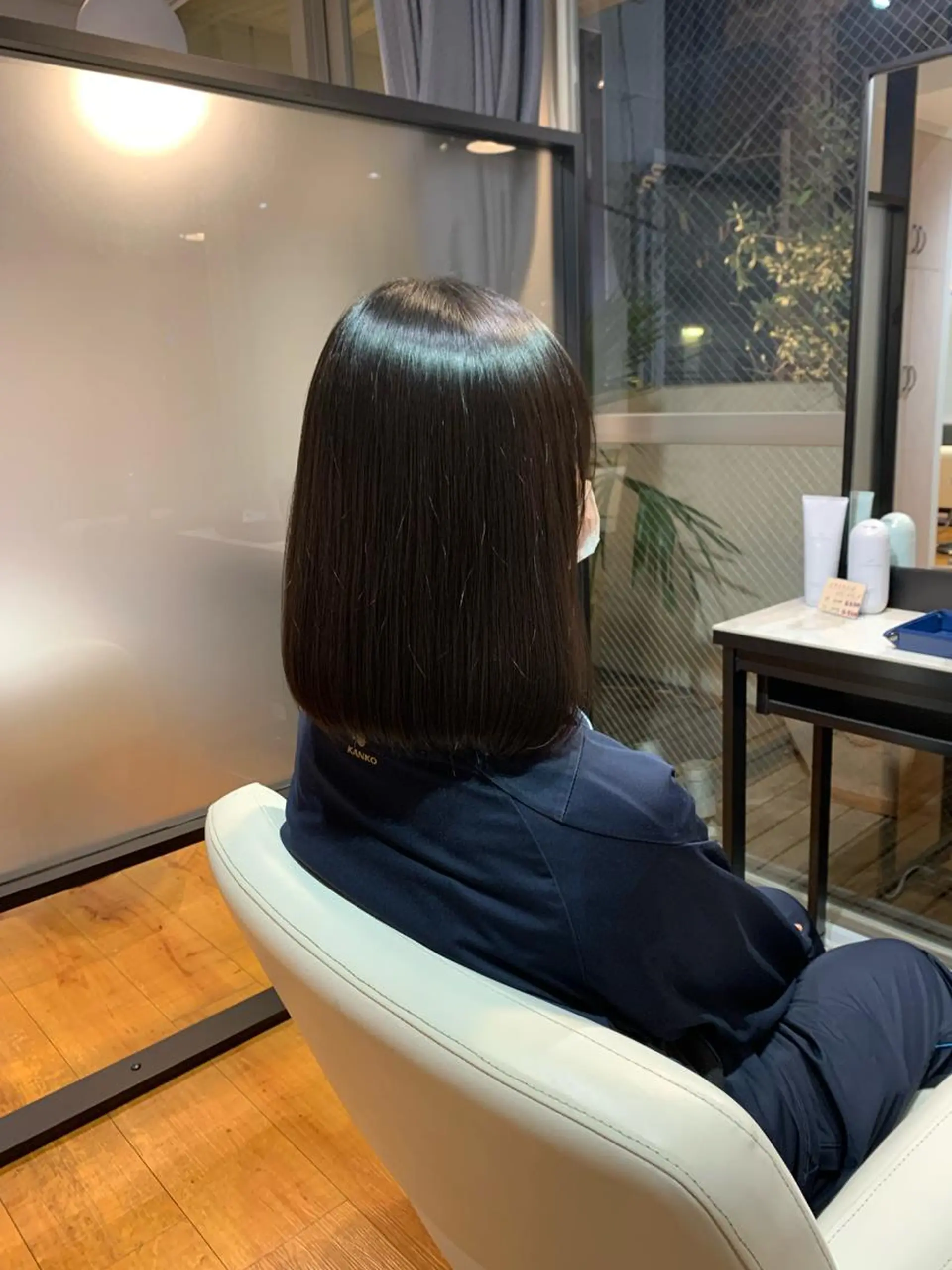 ミディアム 縮毛矯正 縮毛矯正 松元 裕樹のヘアスタイル