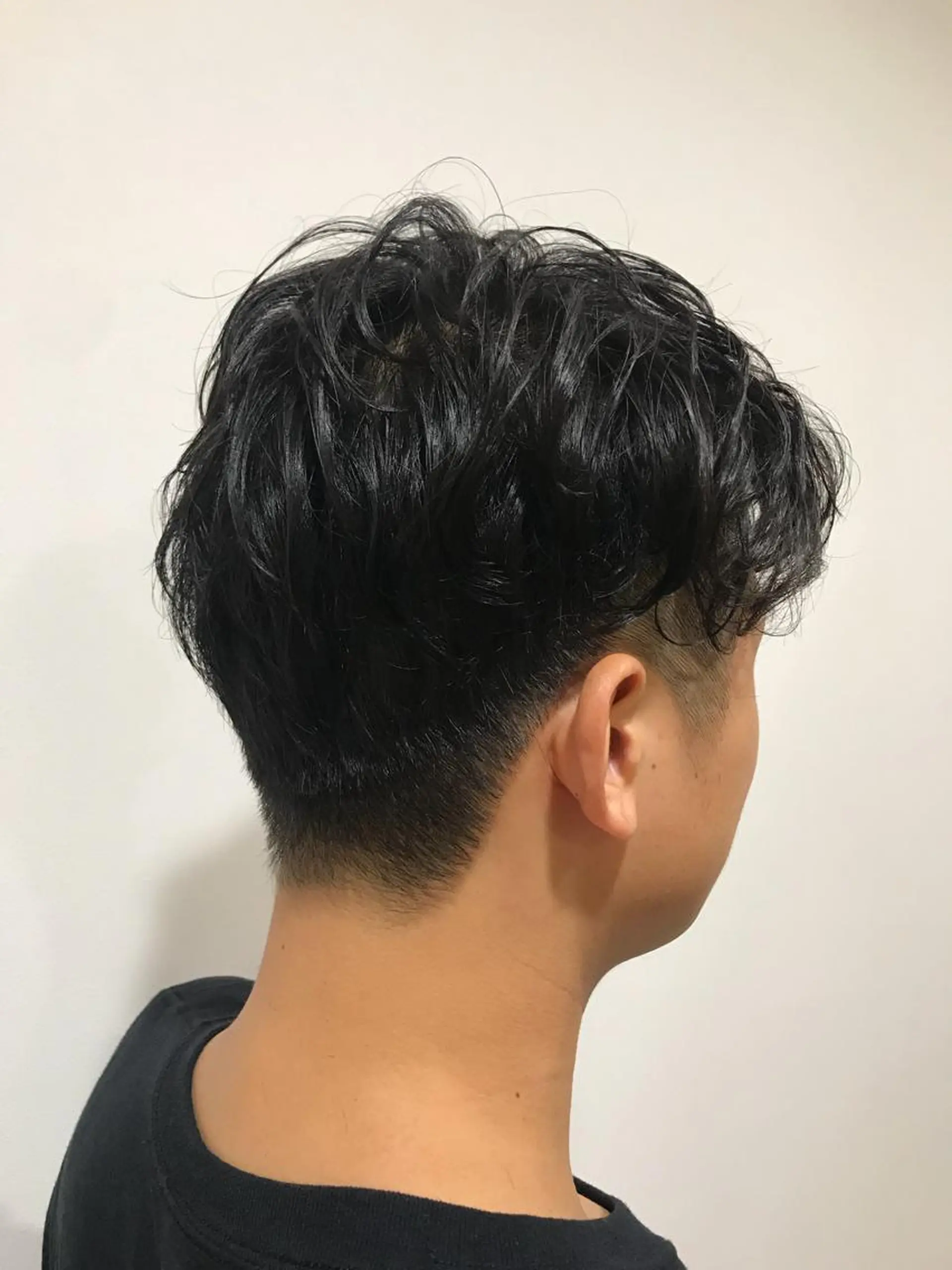 パーマ メンズ 暖色カラー🍊 ボブ🌿顔周りcutのヘアスタイル