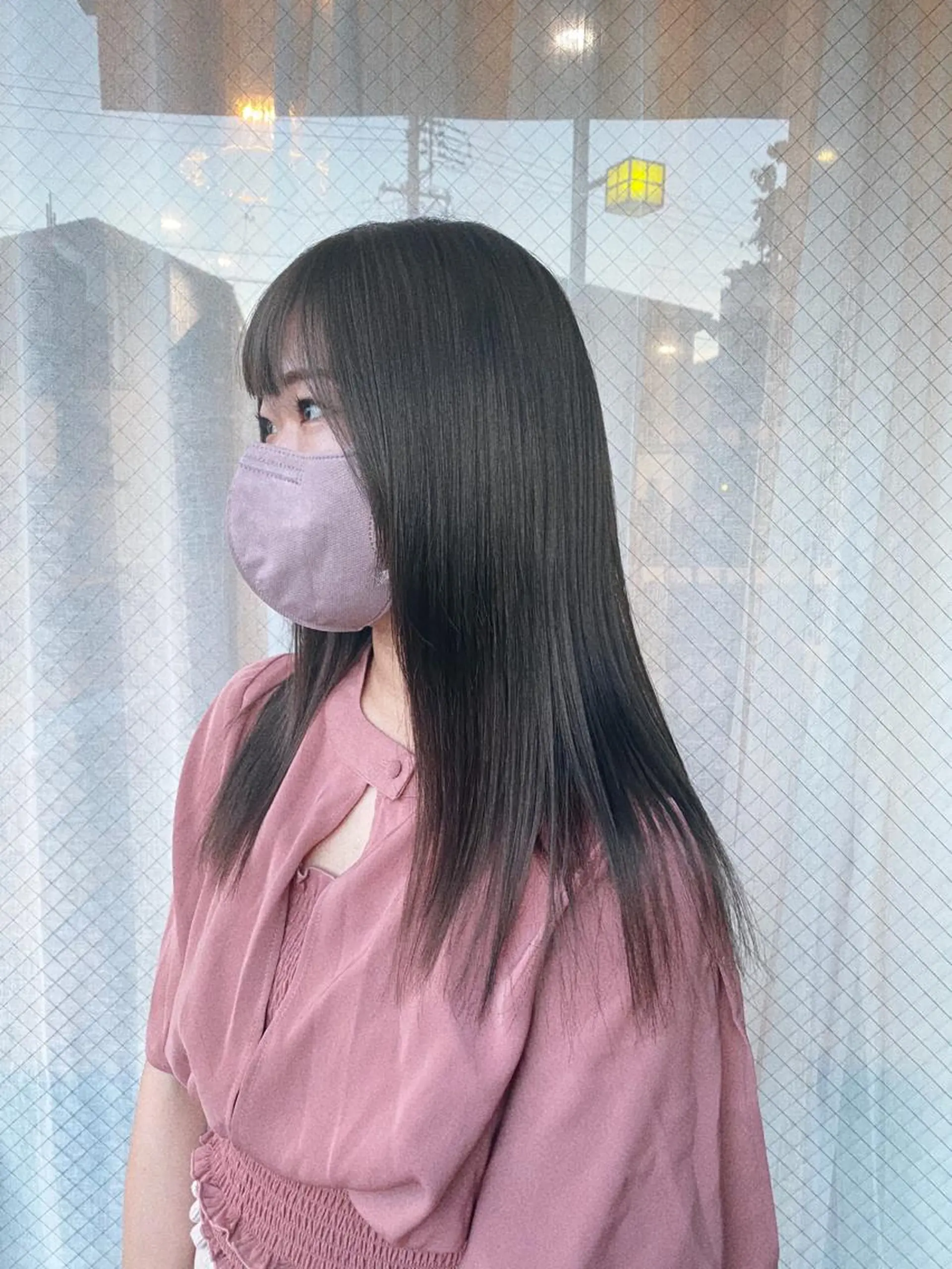 ロング カラー 高浜 夕海のヘアスタイル
