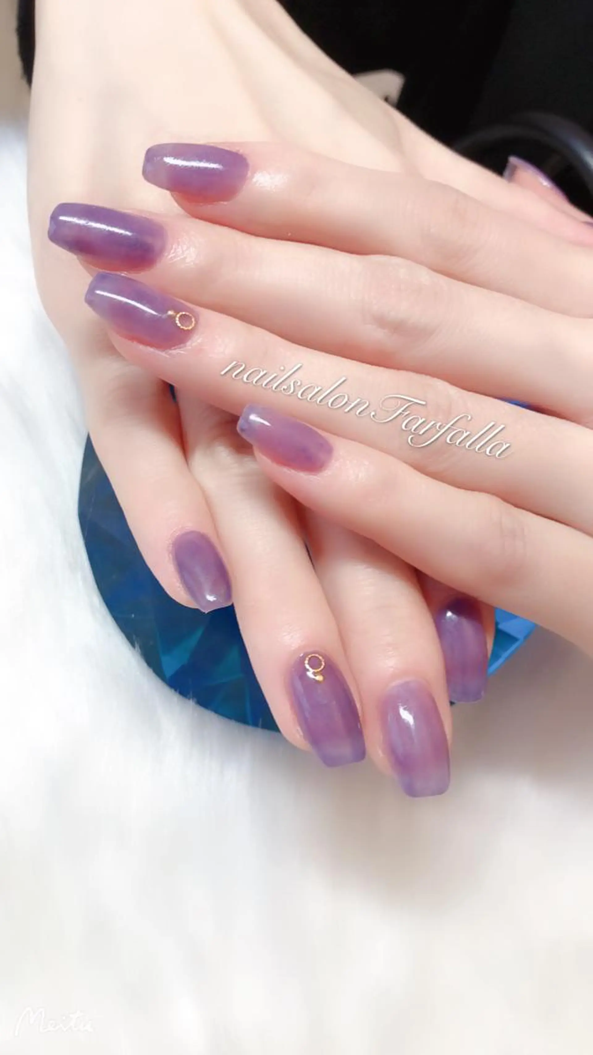 セミロング ネイル Farfalla Kieのネイルデザイン