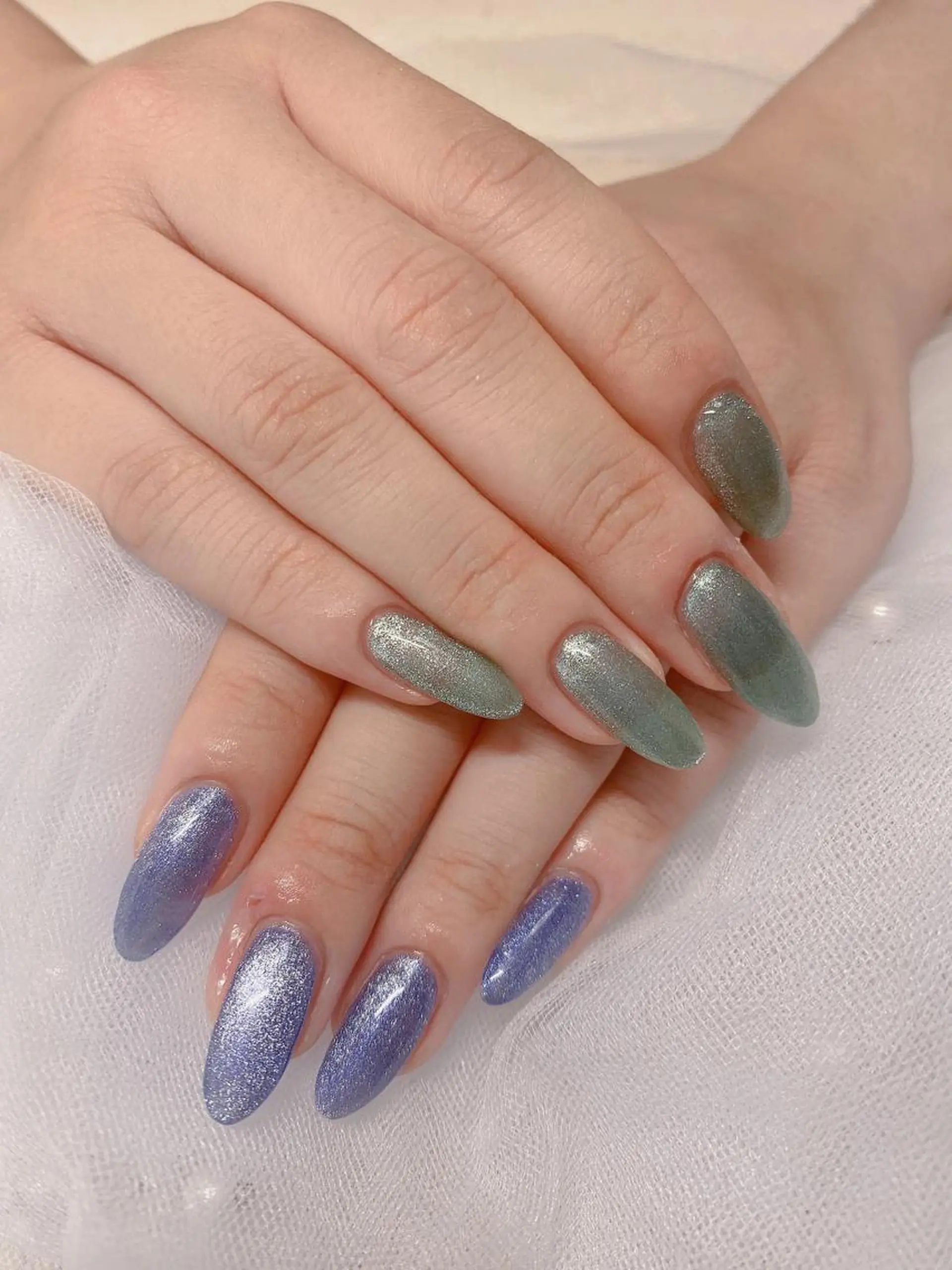 ネイル マグネットネイル ワンカラーネイル Jasmine nailsalon所属・ジャスミン ネイルサロンのネイルデザイン