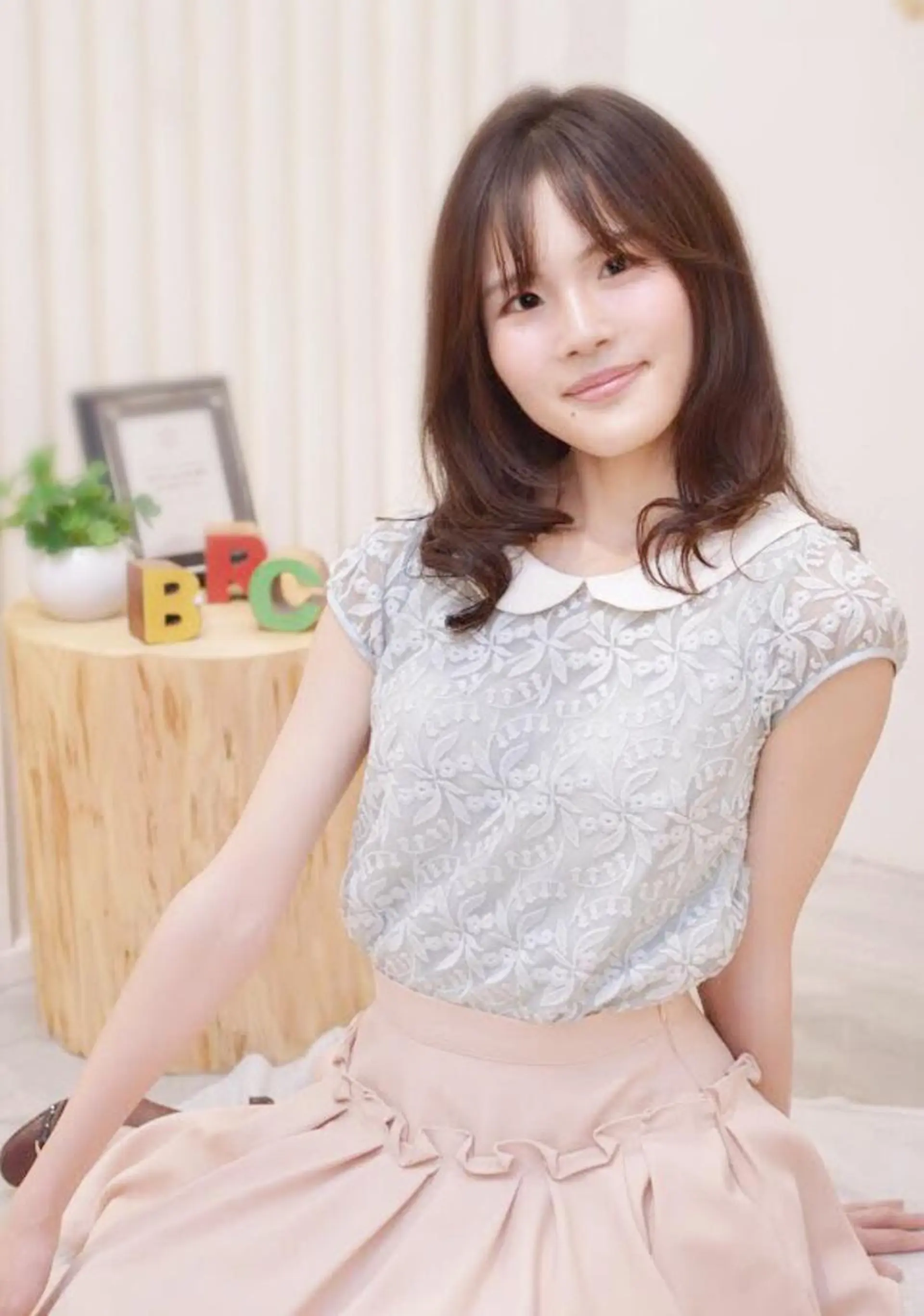 セミロング カラー パーマ mu-kicii 三鷹店所属・撮影モデル募集中☆ オグリヤスエのヘアスタイル